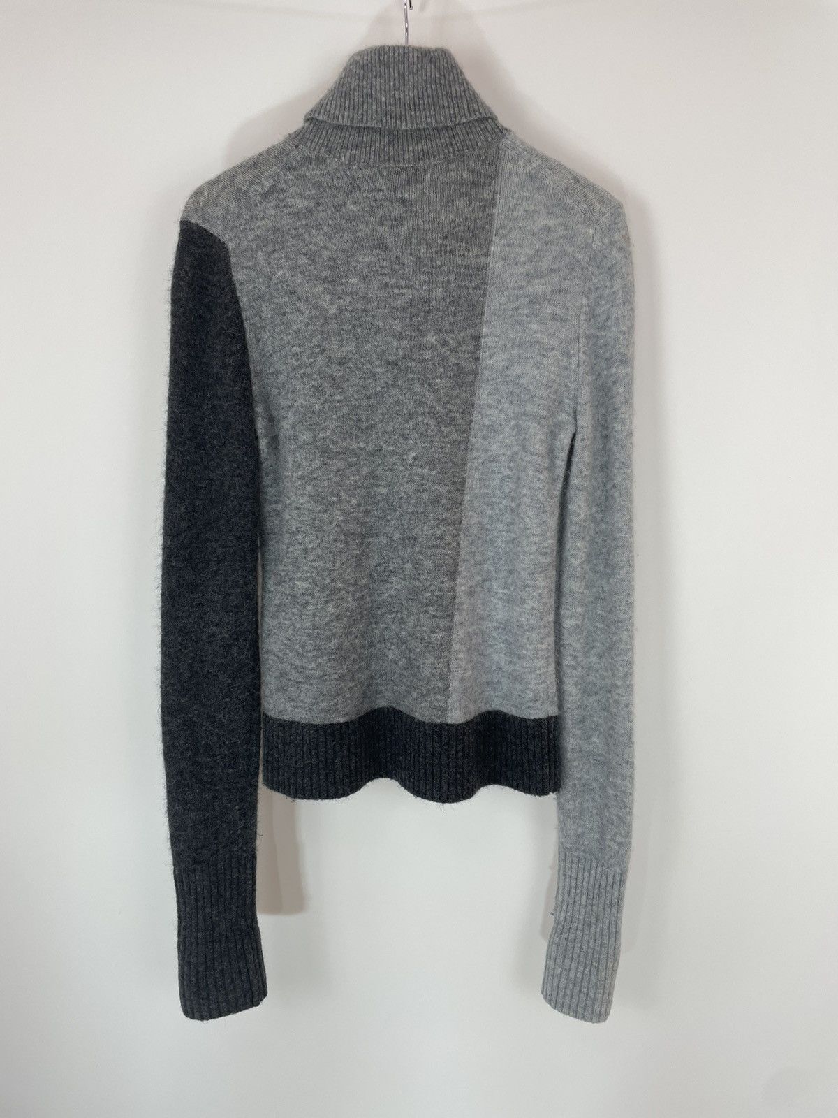 Cos COS turtleneck sweater Alpaca/wool/polyamide/Elastane grey Size XS / US 0-2 / IT 36-38 - 8 Thumbnail