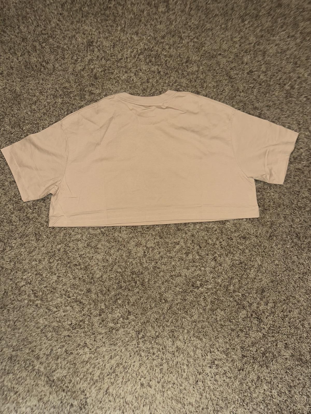 Nike Jordan Sport Women's Cropped Beige T-Shirt Size XL / US 12-14 / IT 48-50 - 4 Thumbnail