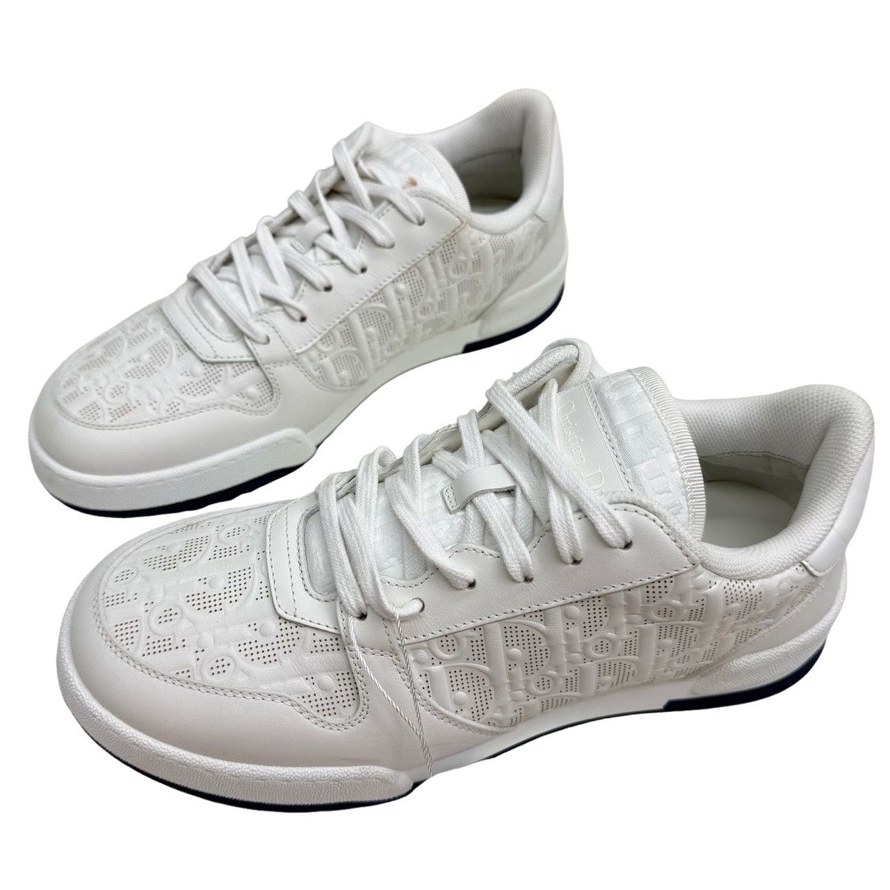Dior Dior Perforated Oblique Low-Top Sneakers Size 39.5 Size US 9.5 / IT 39.5 - 1 Thumbnail
