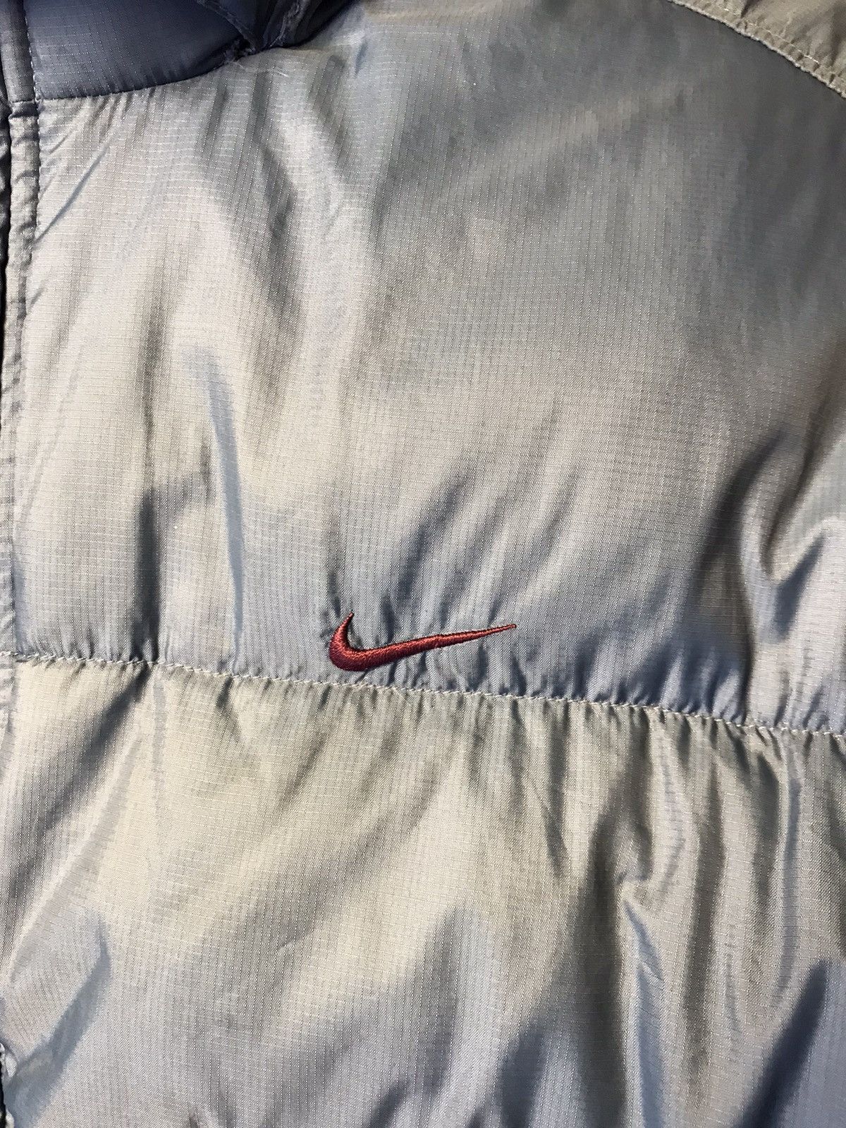 Nike × Vintage Vintage Nike Y2K smile logo puffer down jacket Size US XL / EU 56 / 4 - 5 Thumbnail