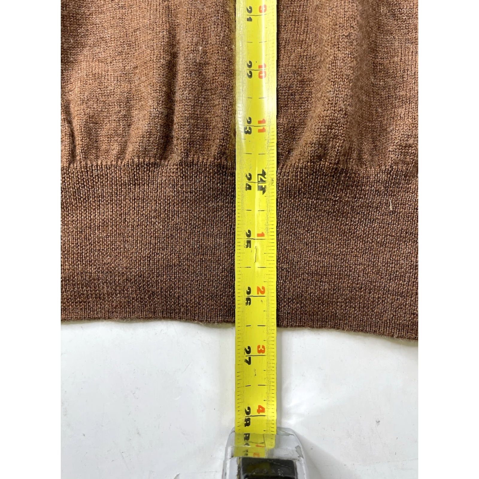 Peter Millar Peter Millar Sweater V Neck Brown Merino Wool Mens Large Pullover Knit Merino Wool Wool Classic Casual/Business Size US L / EU 52-54 / 3 - 5 Thumbnail