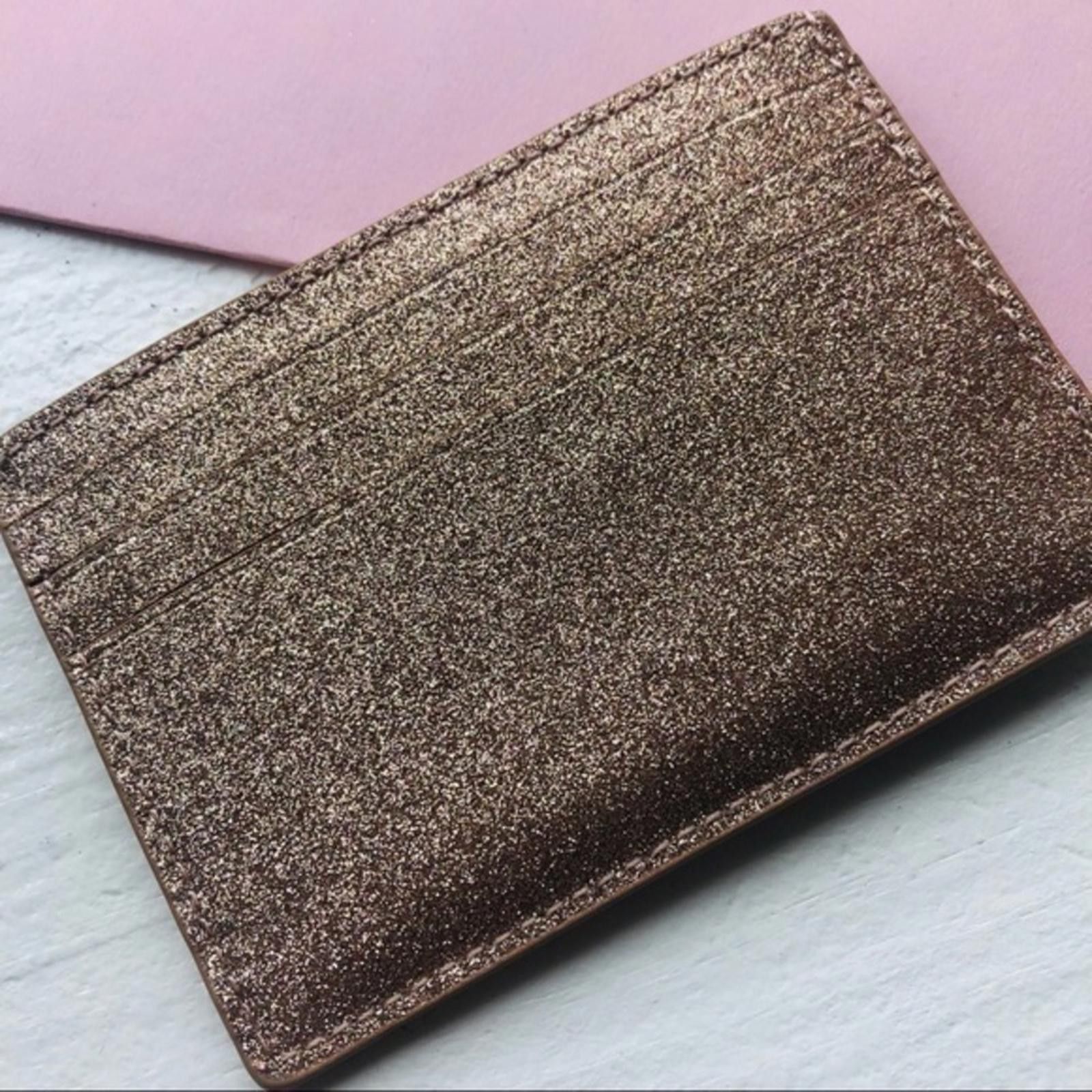 Kate Spade Kate Spade Gold Glitter Card Holder Wallet NWT Size ONE SIZE - 4 Thumbnail