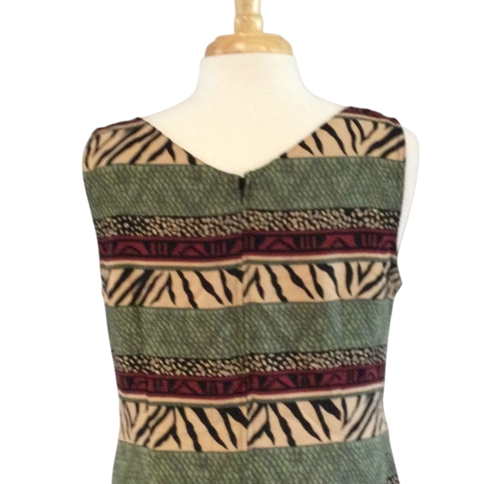 Other Kathie Lee Collection Multicolor S/L A-line Dress Size 12 Size XL / US 12-14 / IT 48-50 - 8 Thumbnail