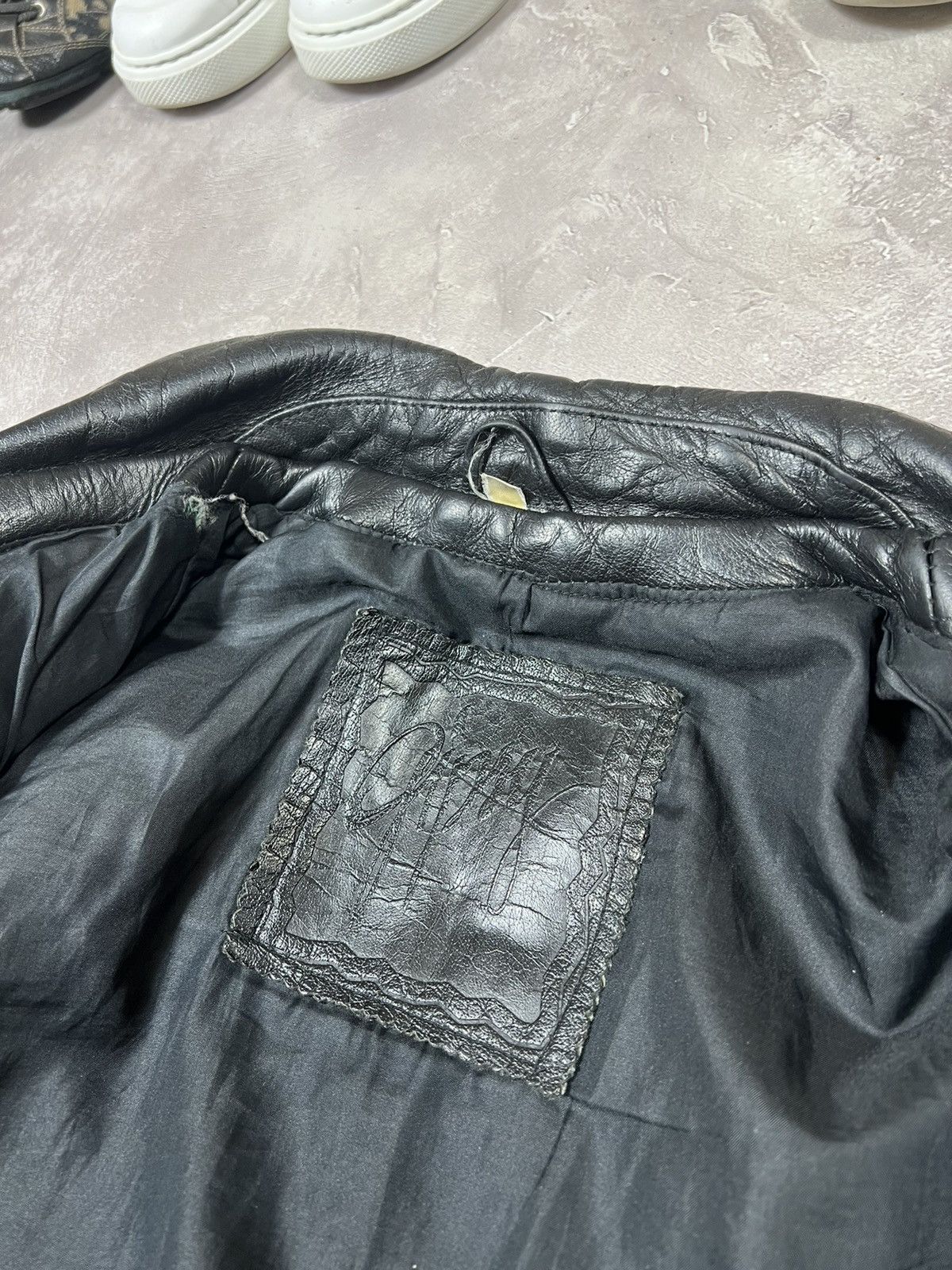Vintage Vintage Y2k Leather Jacket Size US S / EU 44-46 / 1 - 11 Thumbnail