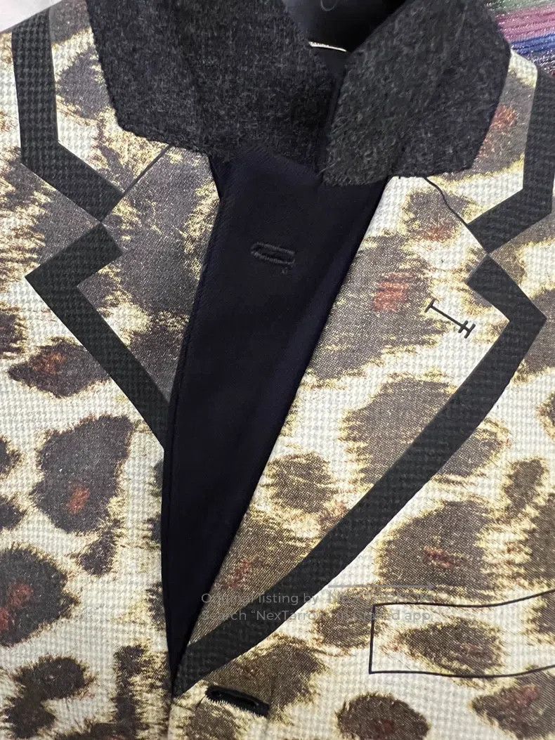 Comme des Garcons Comme des Garcons Leopard Print Blazer Size US S / EU 44-46 / 1 - 7 Thumbnail
