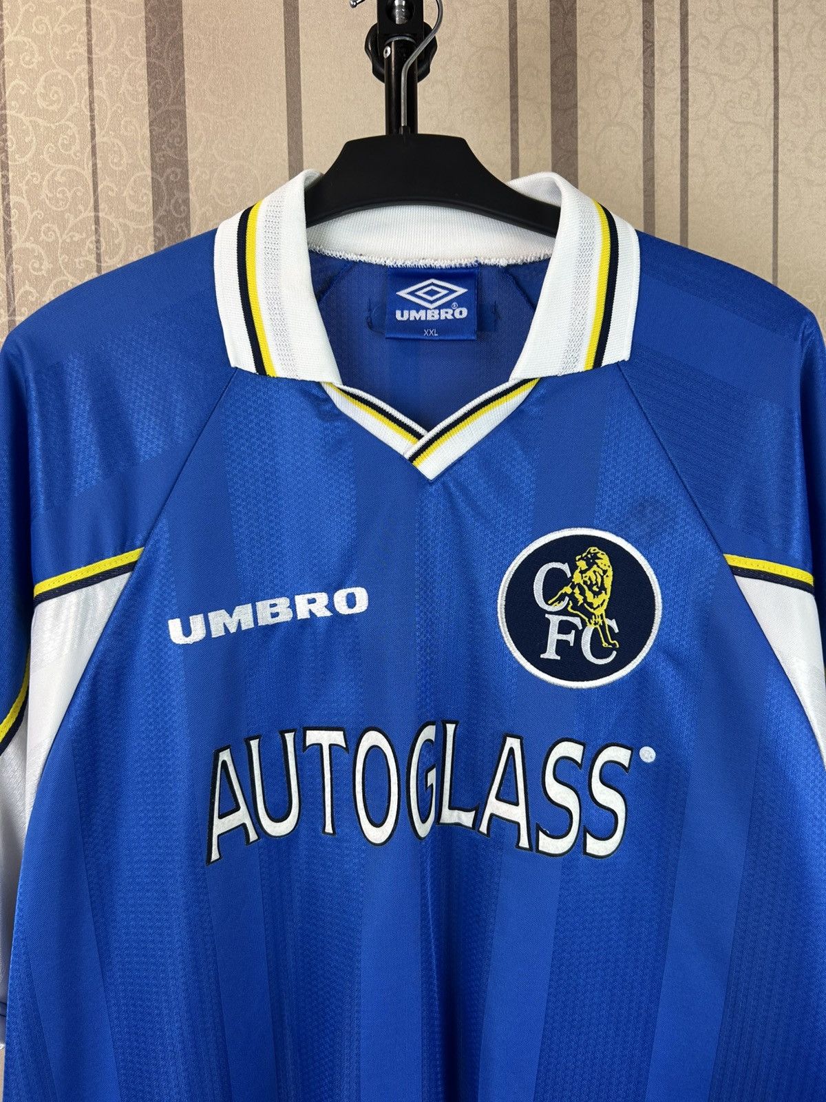 Umbro Umbro Chelsea FC Football Shirt Jersey 1997 Size US XXL / EU 58 / 5 - 4 Thumbnail