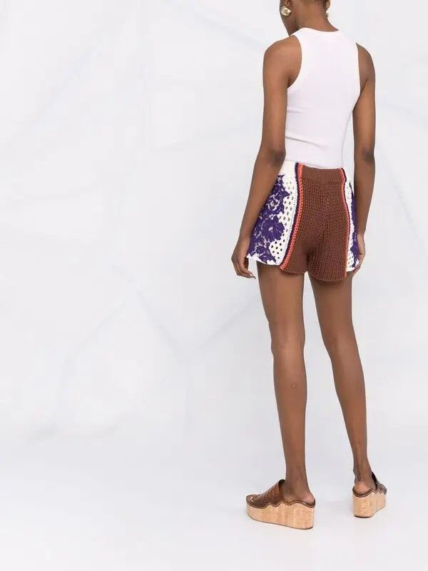 Valentino o1y0326 Short in Multicolor Size 27" / US 4 / IT 40 - 3 Thumbnail