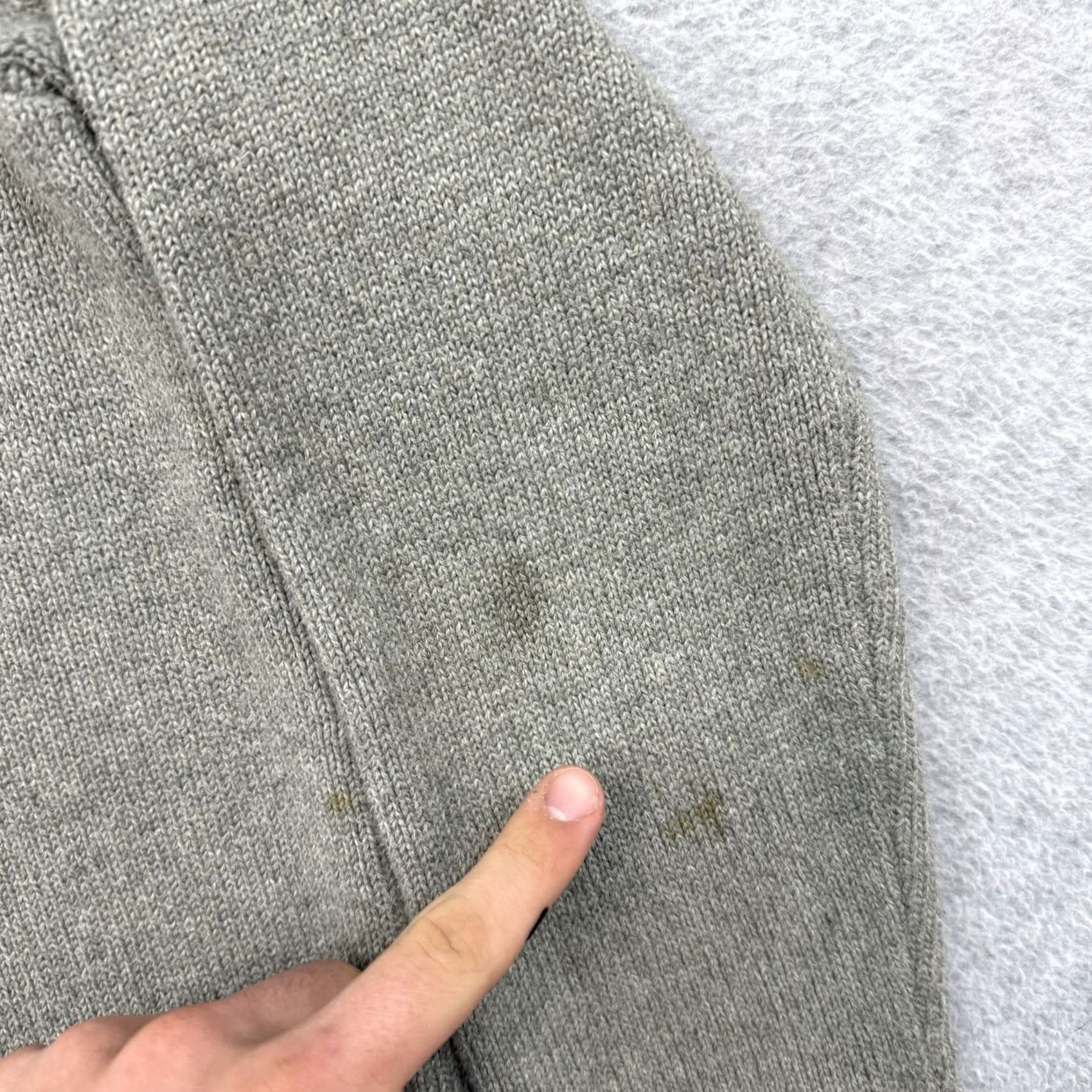 Ralph Lauren Polo Ralph Lauren Sweater Mens Size M Gray Turtle Neck Buttons 100% Cotton Flaw Size US M / EU 48-50 / 2 - 2 Thumbnail