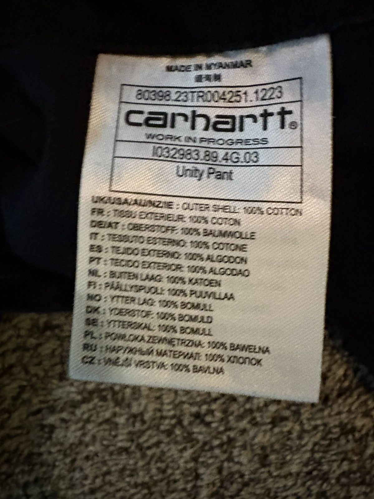 Carhartt × Carhartt Wip × Vintage Carhartt WIP Cargo Flight Pants Size US 32 / EU 48 - 5 Thumbnail
