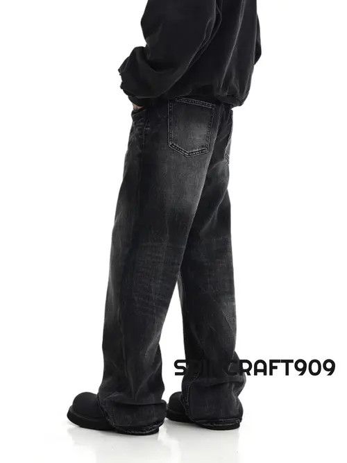 VIBE Black Washed Flare Denim Jeans Size US 30 / EU 46 - 4 Thumbnail