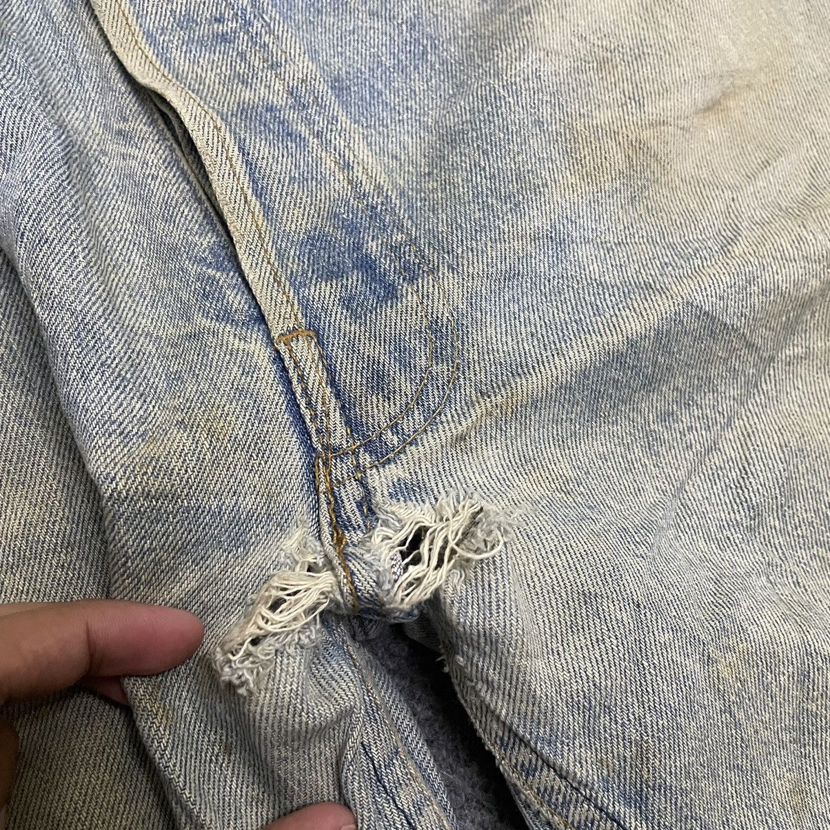 Levi's Vintage Clothing × Vintage Vintage 90s Levis 501 Distressed Denim Grunge Style Size US 35 - 4 Thumbnail