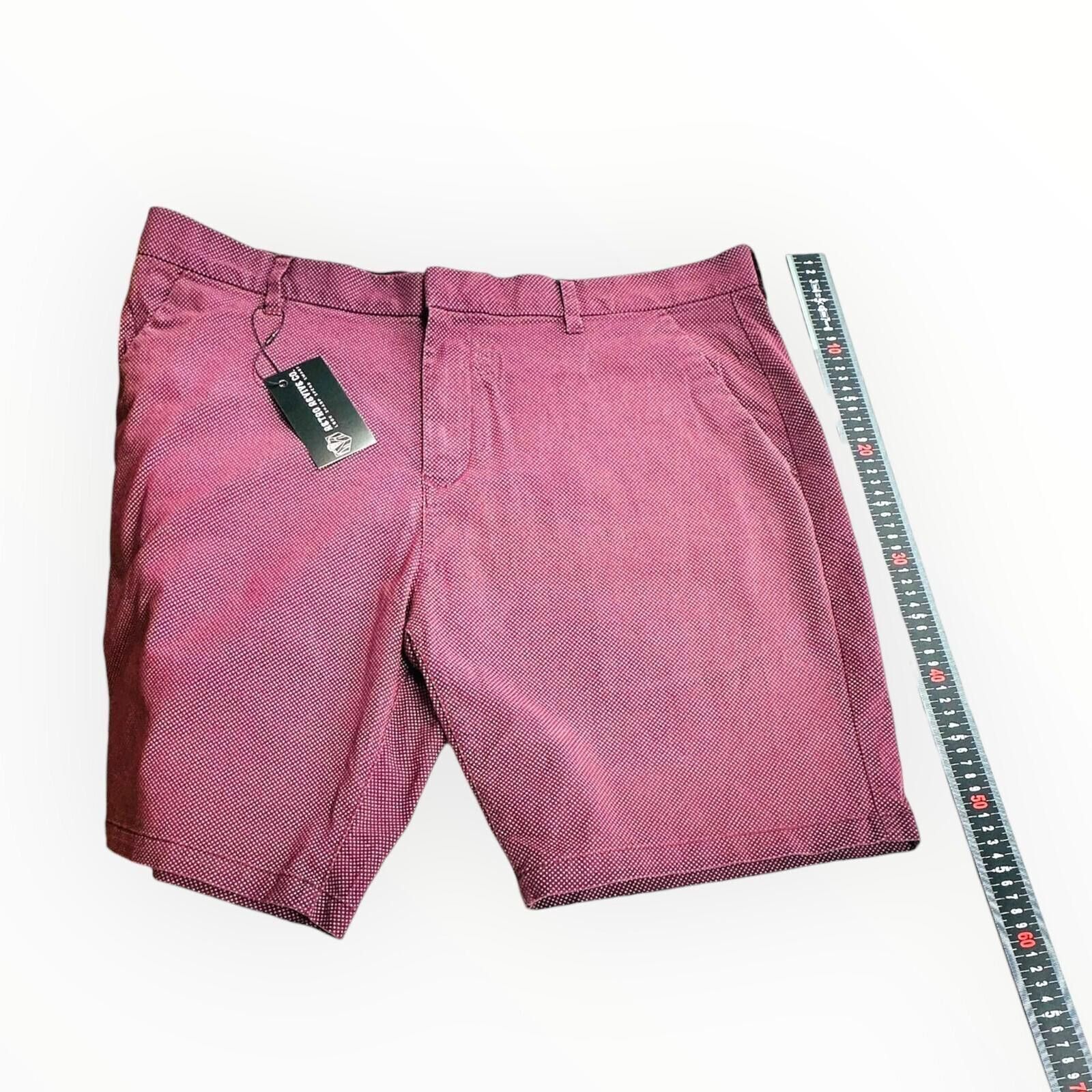 NEXT Next Shorts Men's UK Size 2XL Red Straight Fit Zip Button Size US 40 / EU 56 - 7 Thumbnail