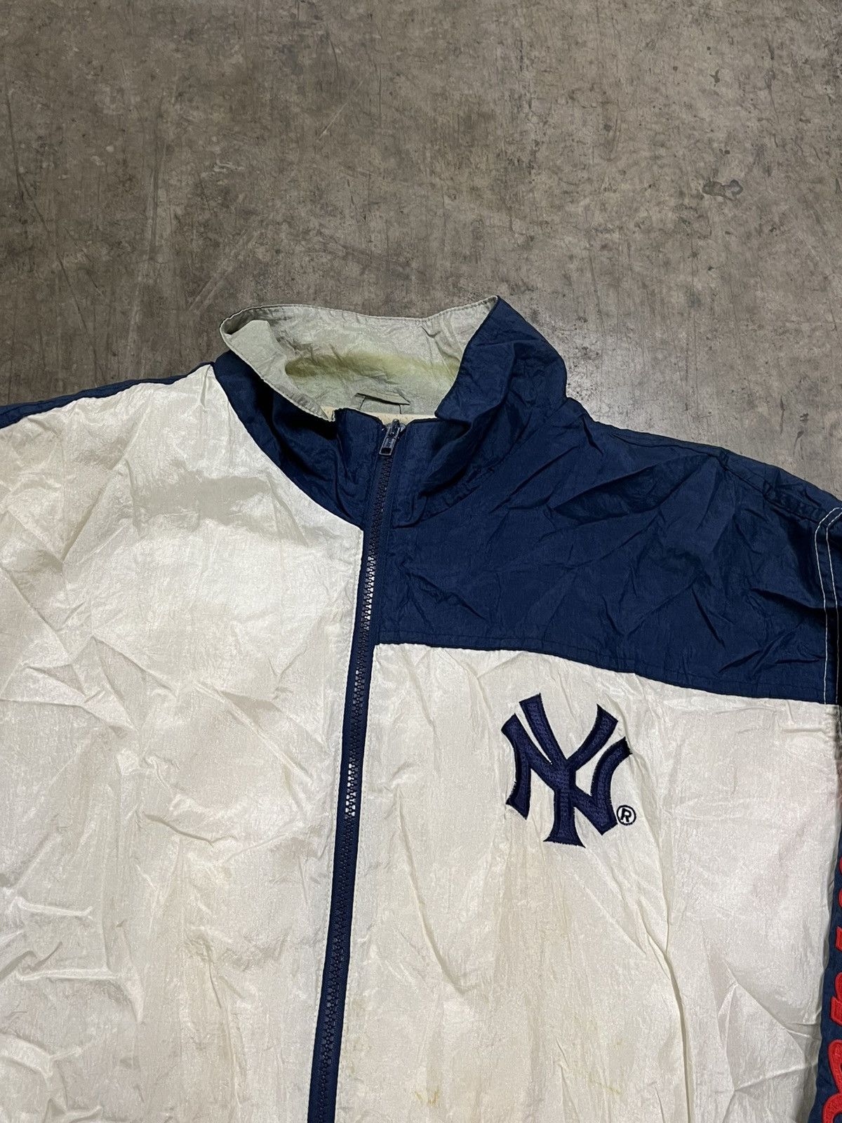 Vintage NY Yankees vintage light weight windbreaker hype rare 90s Size US XL / EU 56 / 4 - 9 Thumbnail