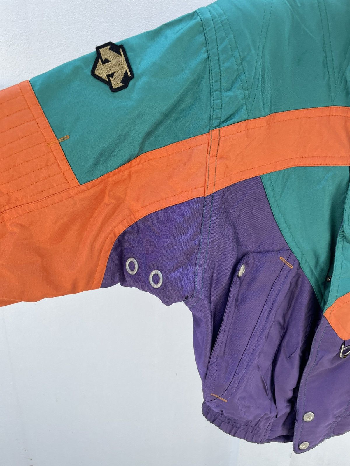Descente Vintage 90s Descente Spain Ski Team Down Jacket Made n Japan Size US S / EU 44-46 / 1 - 7 Thumbnail