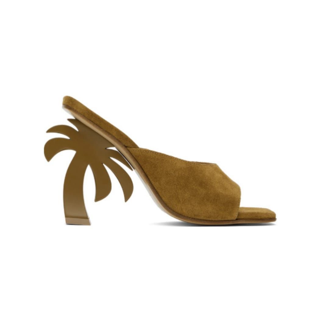 Palm Angels o1y1125 Mules in Brown Size US 6 / IT 36 - 1 Thumbnail