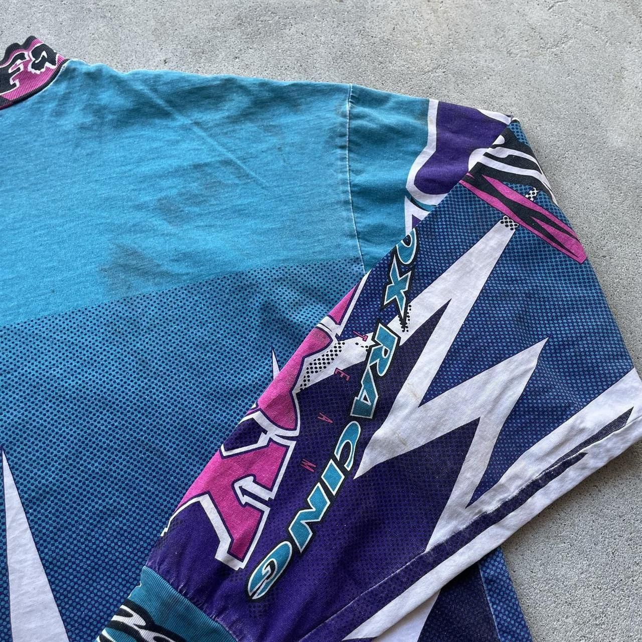 Fox Racing Vintage 90s Faded Worn Fox Racing Motocross Jersey Size US XL / EU 56 / 4 - 8 Thumbnail