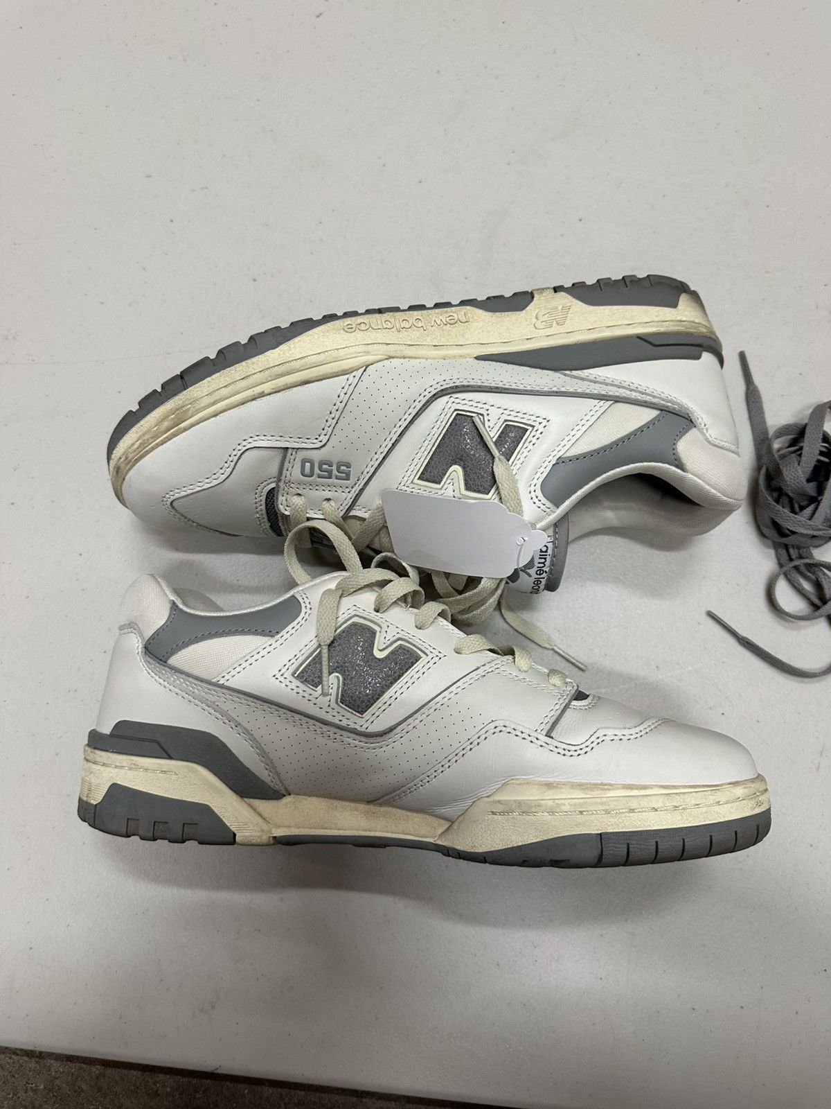 Aime Leon Dore × New Balance ALD X New Balance 550 grey Size US 11 / EU 44 - 3 Thumbnail