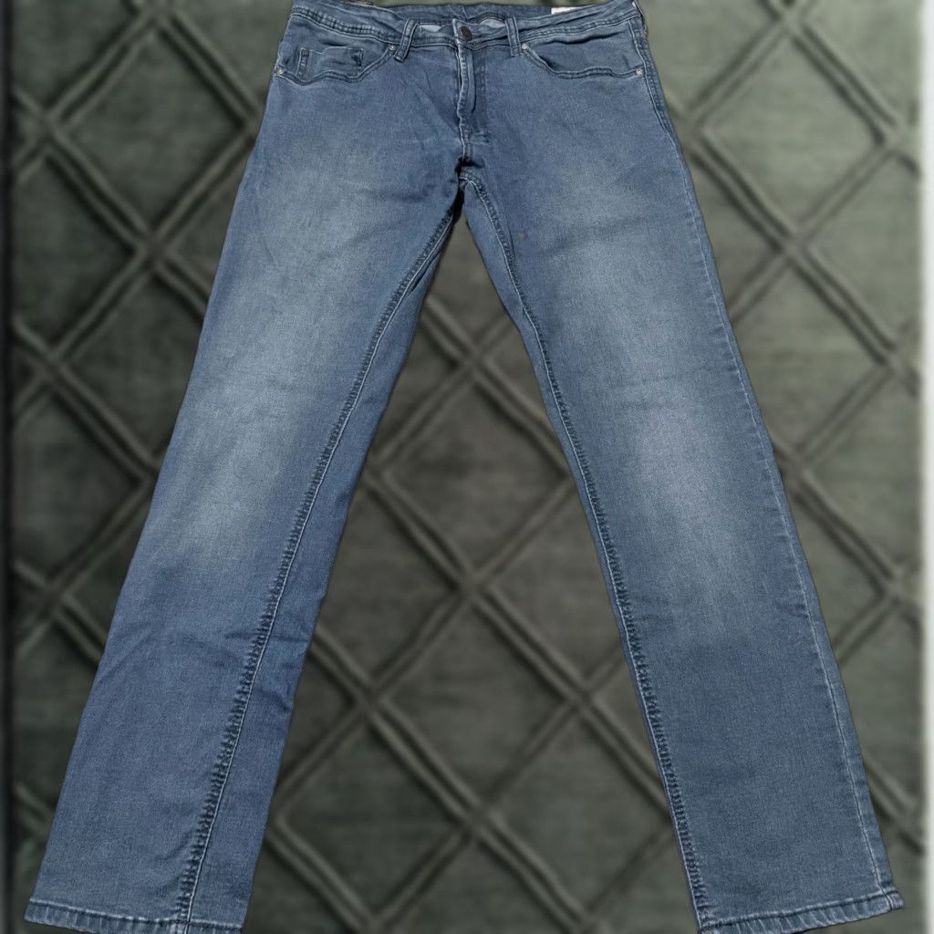 Buffalo David Bitton Buffalo David Bitton Axel Slim Jeans Men's Blue Denim Stretch Mid-Rise - 34X32 Size US 34 / EU 50 - 1 Thumbnail