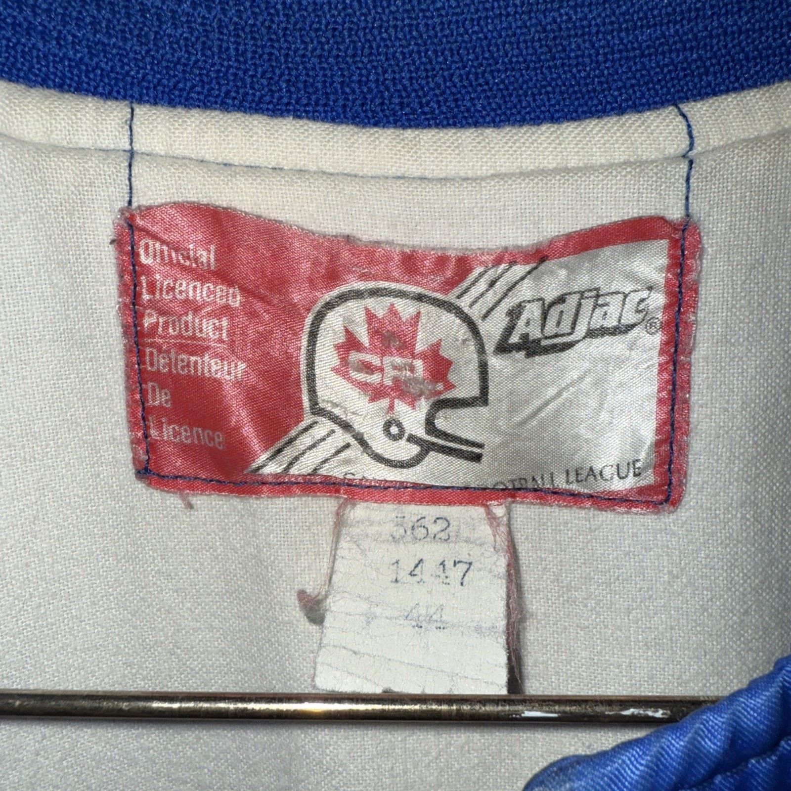 Other Vintage 80s CFL Winnipeg Blue Bombers Bomber Jacket Sz L 44 Size US L / EU 52-54 / 3 - 5 Thumbnail