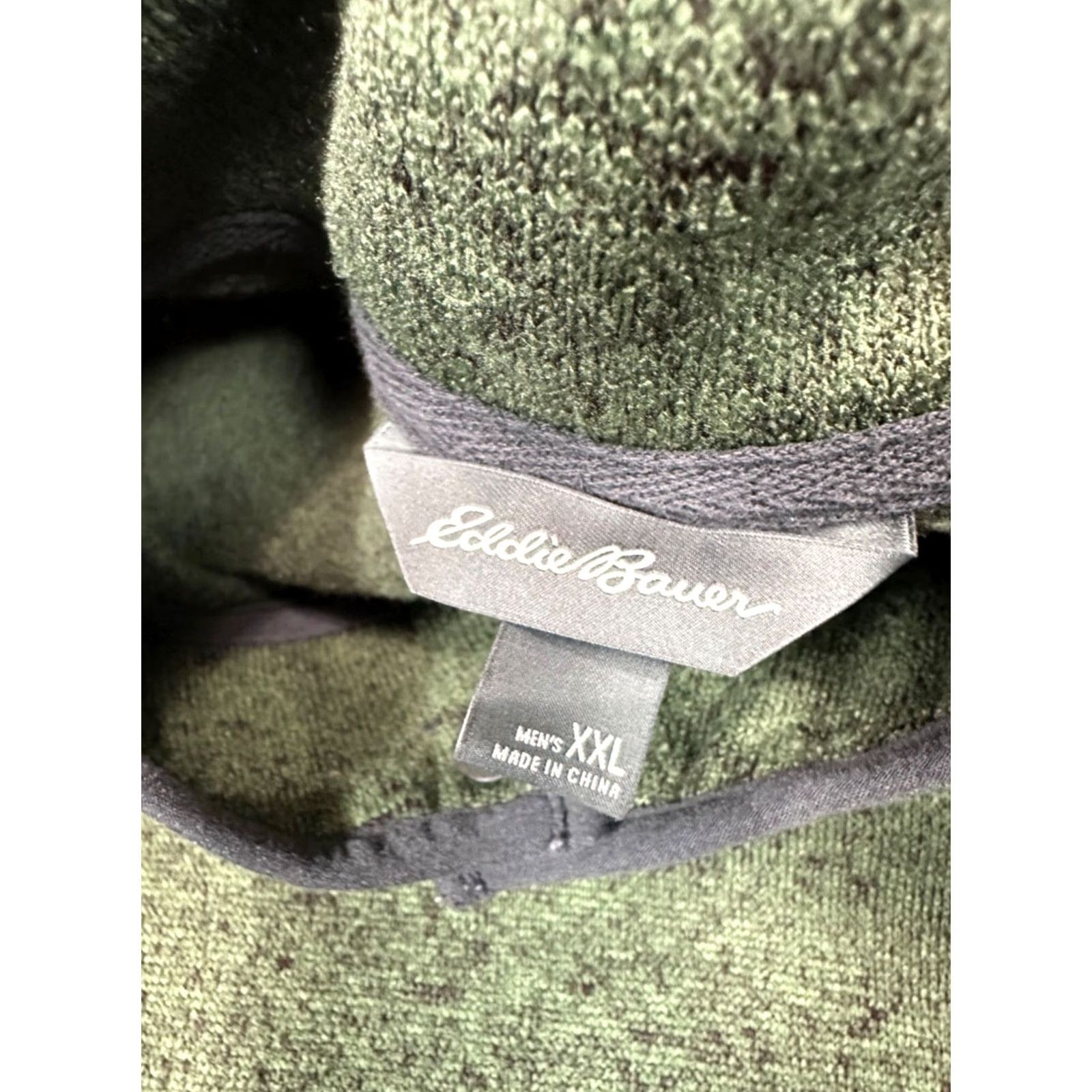 Eddie Bauer Eddie Bauer Mens Radiator Fleece 1/4 Snap Pullover 2XL Green Mock Neck Long Slv Size US XXL / EU 58 / 5 - 6 Thumbnail