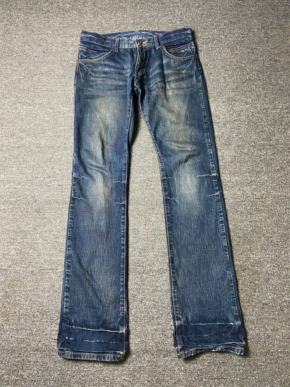 Michel Klein MK Michel Klein Homme Paris Distressed Jeans (171) Size US 33 - 1 Thumbnail