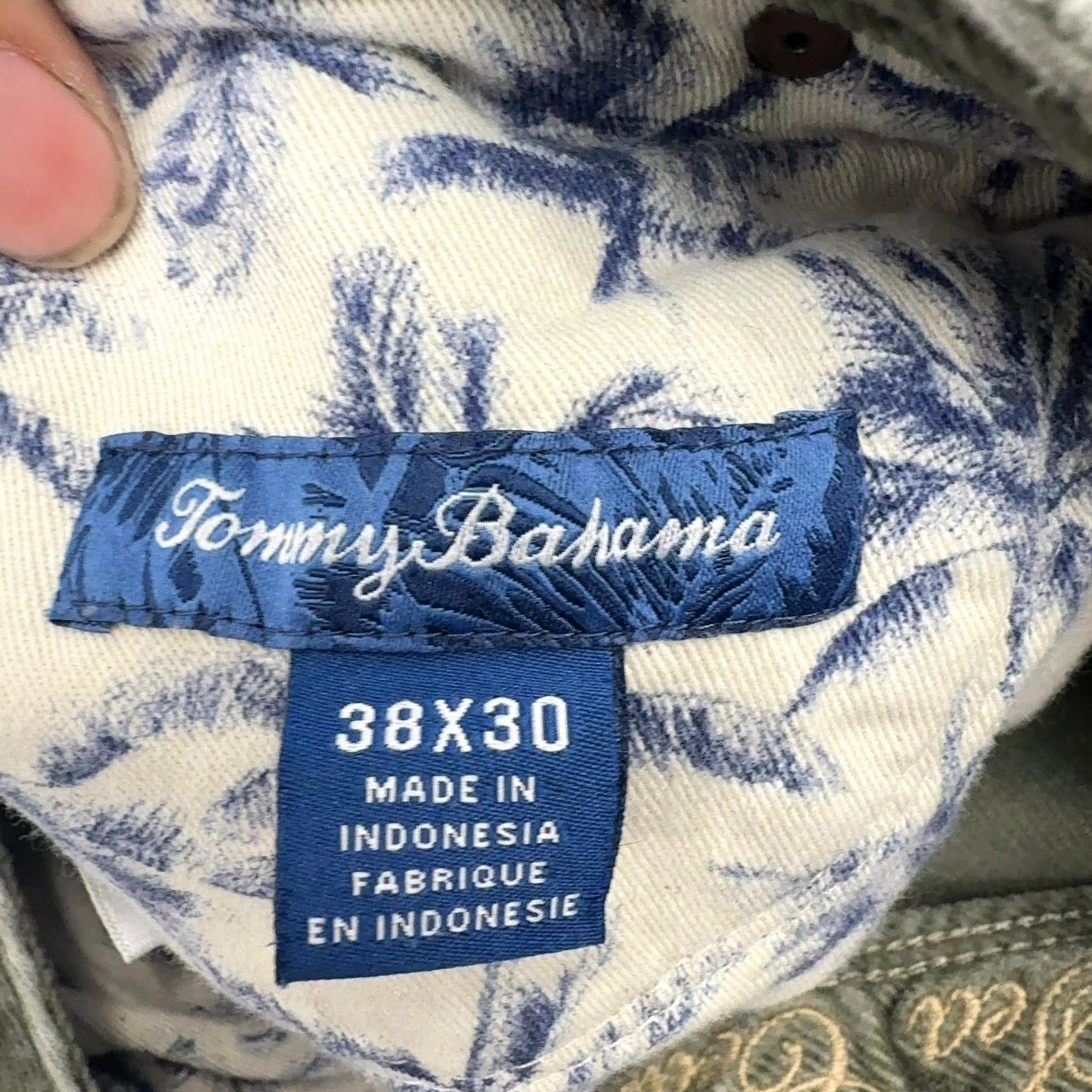 Tommy Bahama Tommy Bahama Pants Mens 38 Green Corduroy Cotton Spandex Casual Coastal Style Size US 40 / EU 56 - 4 Thumbnail