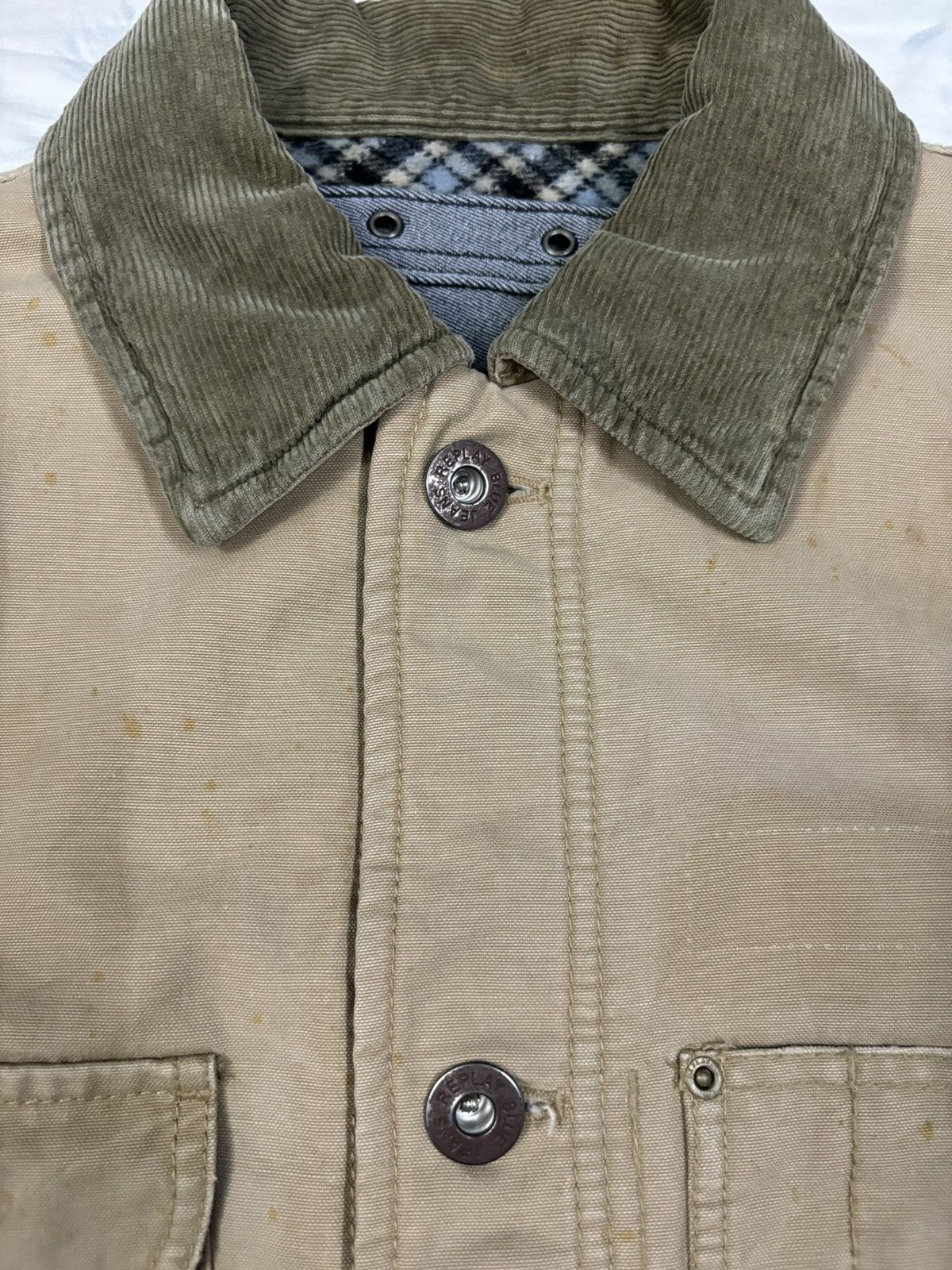 Replay Replay Canvas Thrashed Rusty Multipockets Chore Jacket Size US M / EU 48-50 / 2 - 5 Thumbnail
