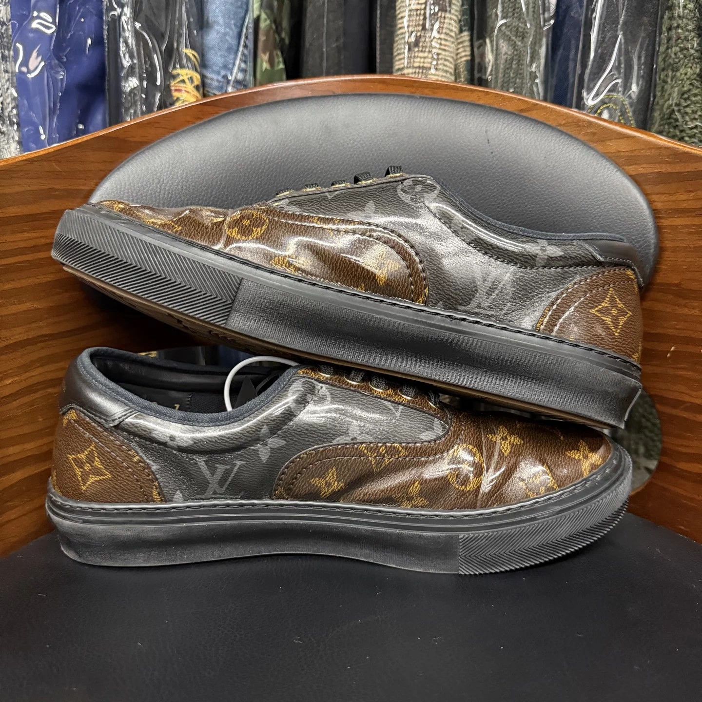 Louis Vuitton LV Ollie Monogram All Over Print Jelly Skate Shoe Size US 8 / EU 41 - 7 Thumbnail