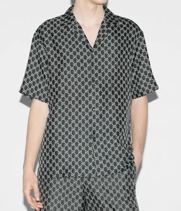 Gucci o1loc1c0226 794907 Printed Silk Shirt in Multicolor Size US S / EU 44-46 / 1 - 2 Thumbnail