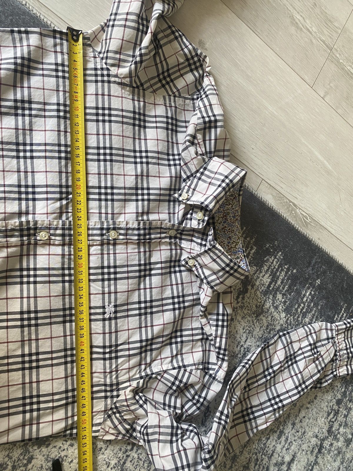 Burberry Luxury fullprint vintage shirt button up Size US S / EU 44-46 / 1 - 14 Thumbnail