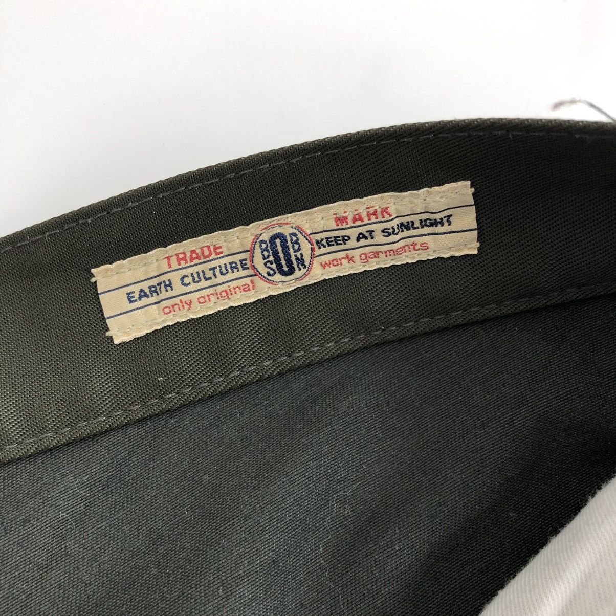 If Six Was Nine × Japanese Brand × Le Grande Bleu (L.G.B.) Vintage Bobson Big Pocket Bondage Cargo Olive Green Pants Size US 29 - 11 Thumbnail