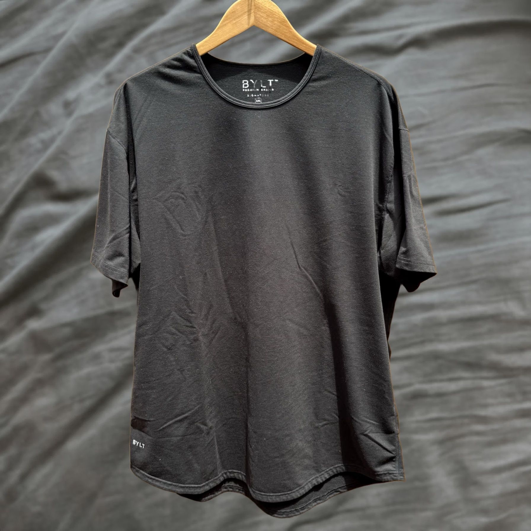 Vintage BYLT Premium Basics Signature T-Shirt Short Sleeve Black 2XL Mens Regular Logo Size US XXL / EU 58 / 5 - 1 Thumbnail
