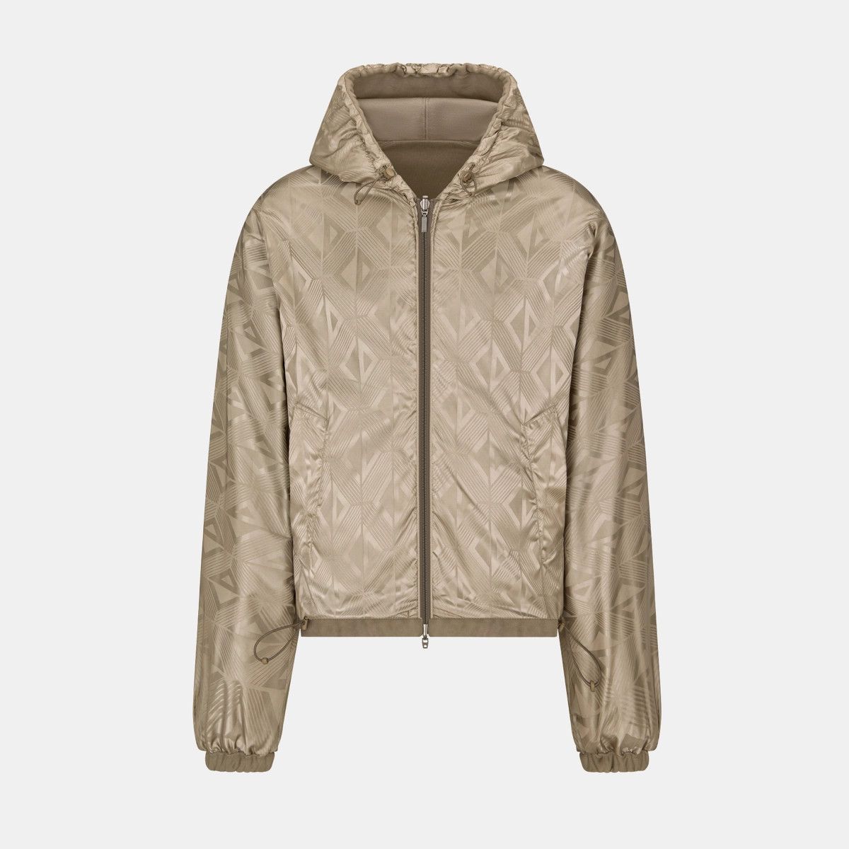 Dior o1bcso1str0225 Reversible Hooded Track Jacket in Beige Size US XL / EU 56 / 4 - 4 Thumbnail