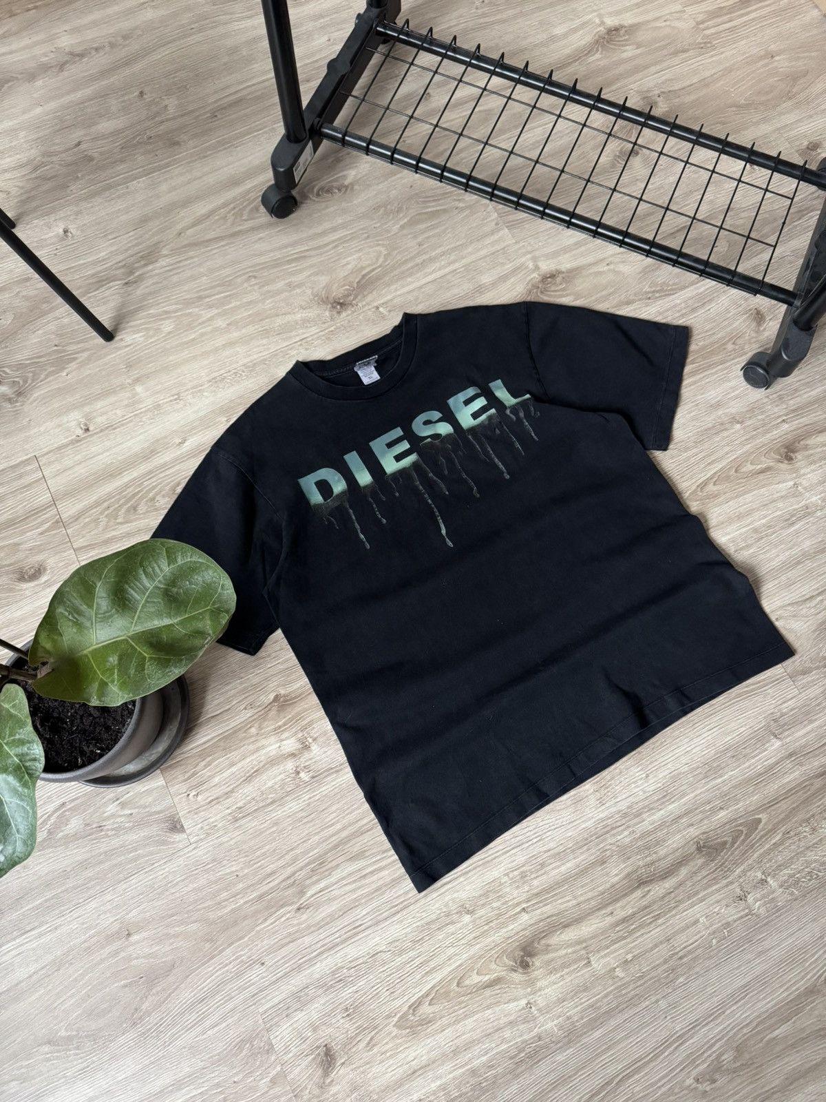 Diesel Vintage Y2K Diesel Japanese Big Logo T Shirt Size US XL / EU 56 / 4 - 2 Thumbnail