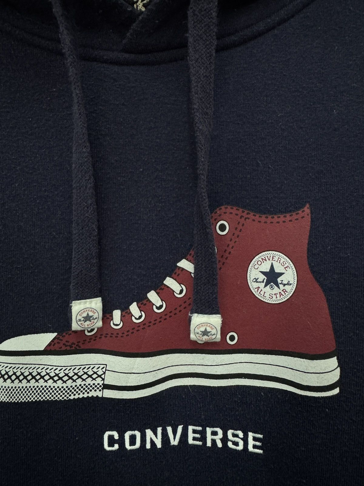 Converse 🔥 VINTAGE CONVERSE HOODIE SWEATSHIRT - L Size US M / EU 48-50 / 2 - 4 Thumbnail