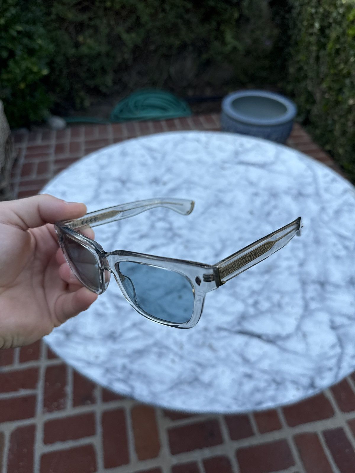 Officine Generale Glco x Officine Generale Sunglasses in Llg & Pure Blue Size ONE SIZE - 1 Thumbnail