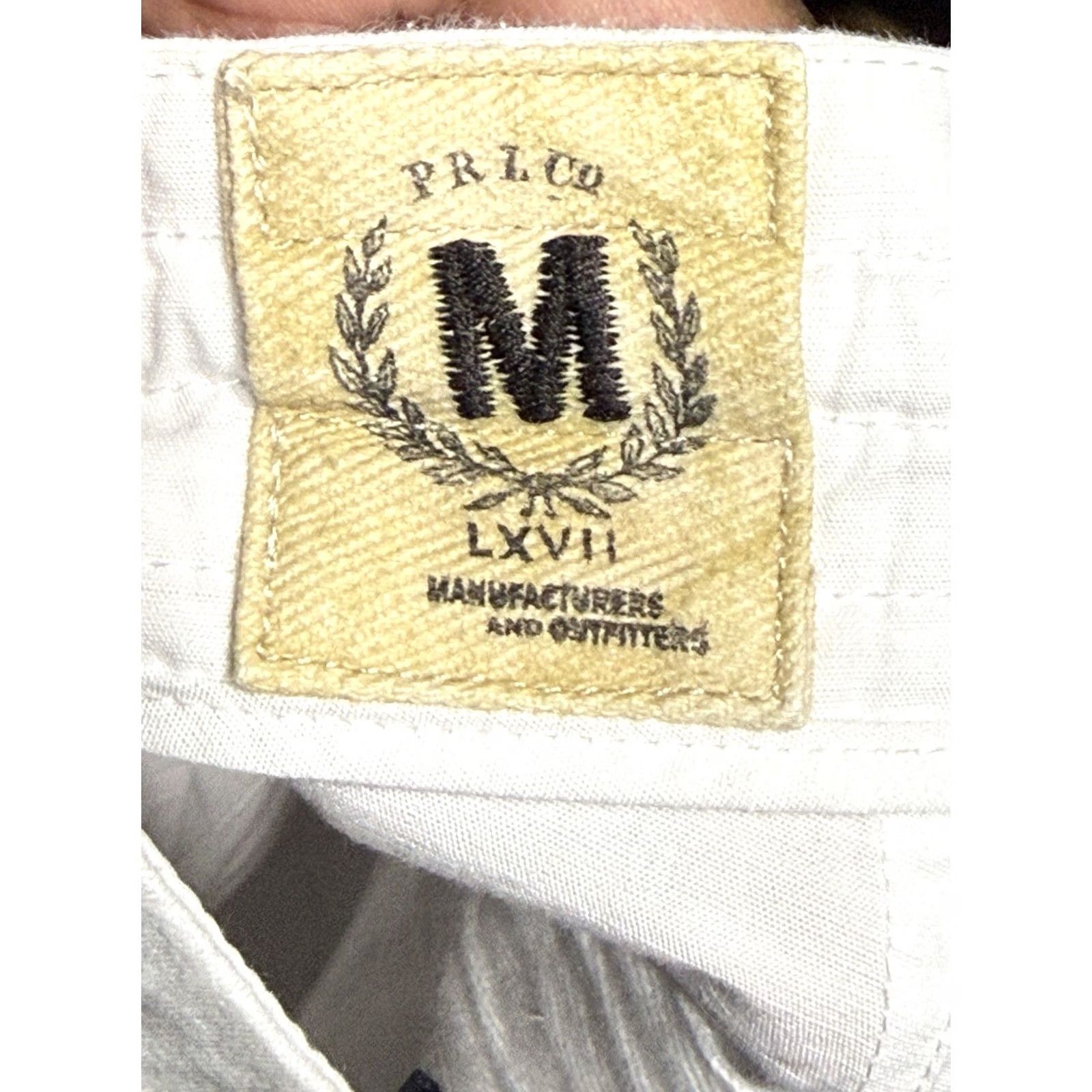 Polo Ralph Lauren VINTAGE Polo Ralph Lauren Pants Mens Large White Cotton Cargo Military 90s Baggy Size US M / EU 48-50 / 2 - 3 Thumbnail
