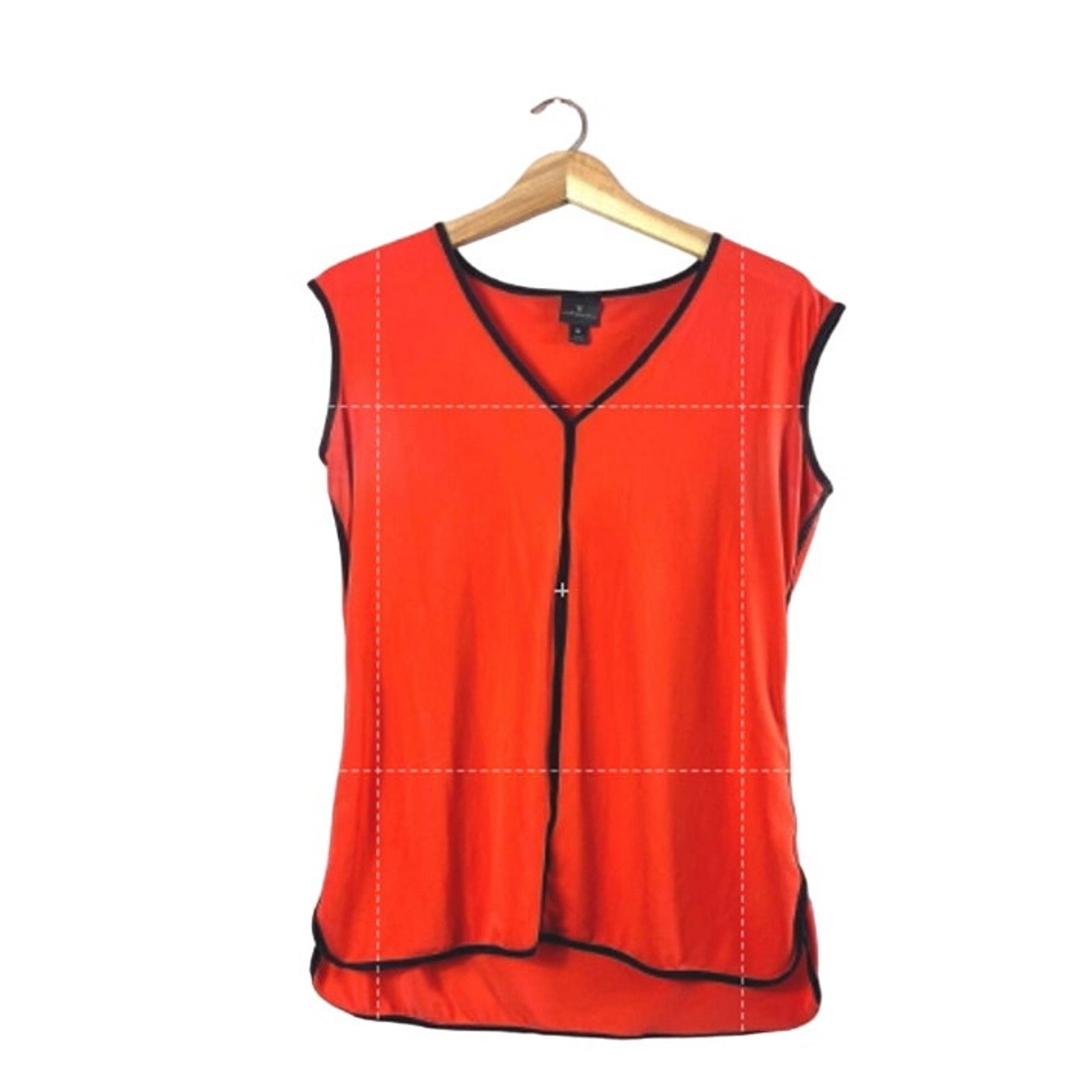Worthington Women's Orange Worthington Sleeveless Blouse M Size M / US 6-8 / IT 42-44 - 1 Thumbnail