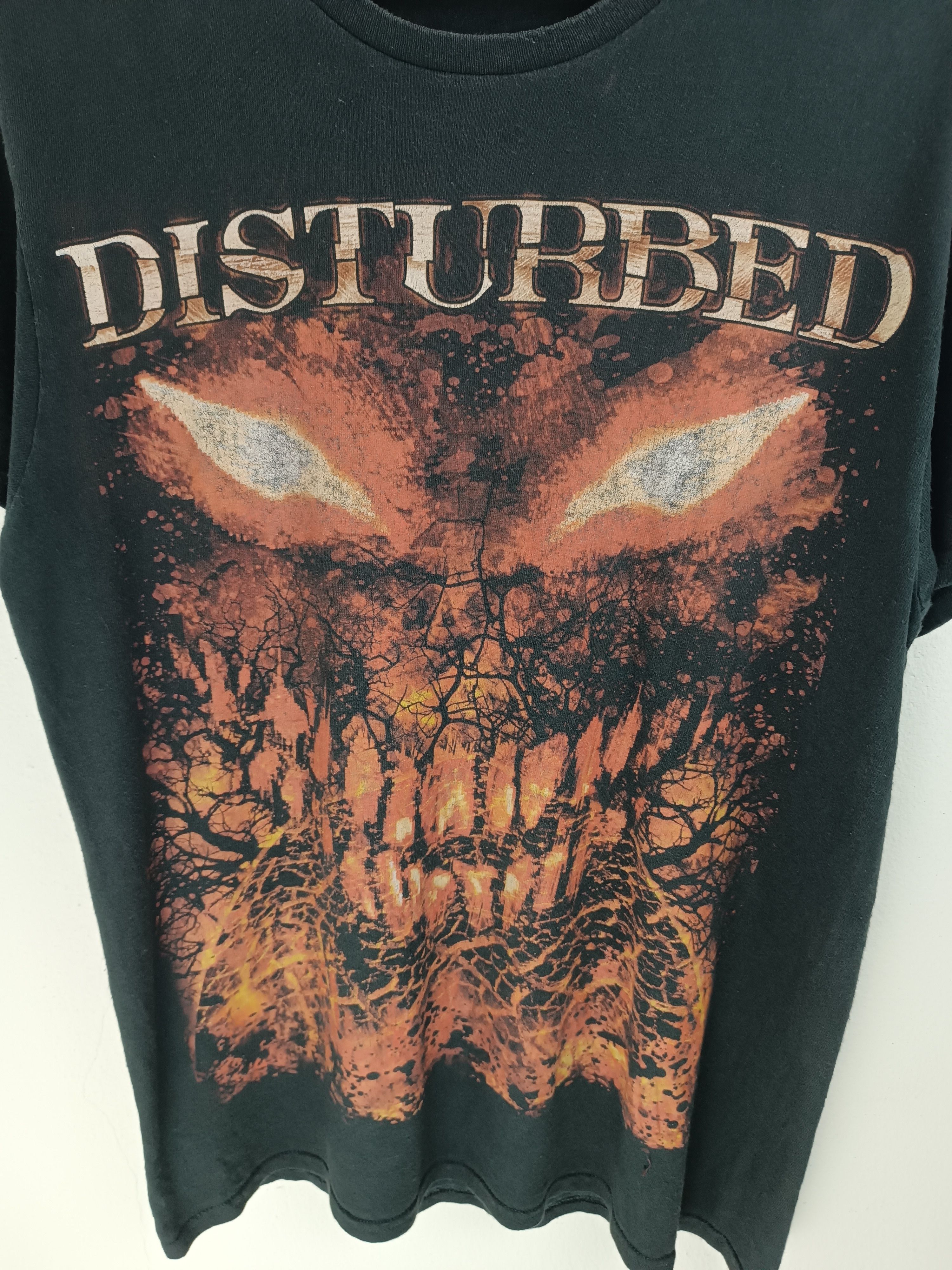 Band Tees VINTAGE 2000s DISTURBED FADED T (deftones slipknot godsmack) Size US M / EU 48-50 / 2 - 5 Thumbnail