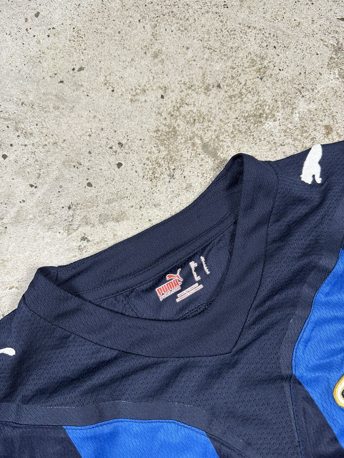 Puma × Vintage Vintage Puma x Stabaek IF 2009/2010 Long Sleeve Home Jersey Size US L / EU 52-54 / 3 - 6 Thumbnail