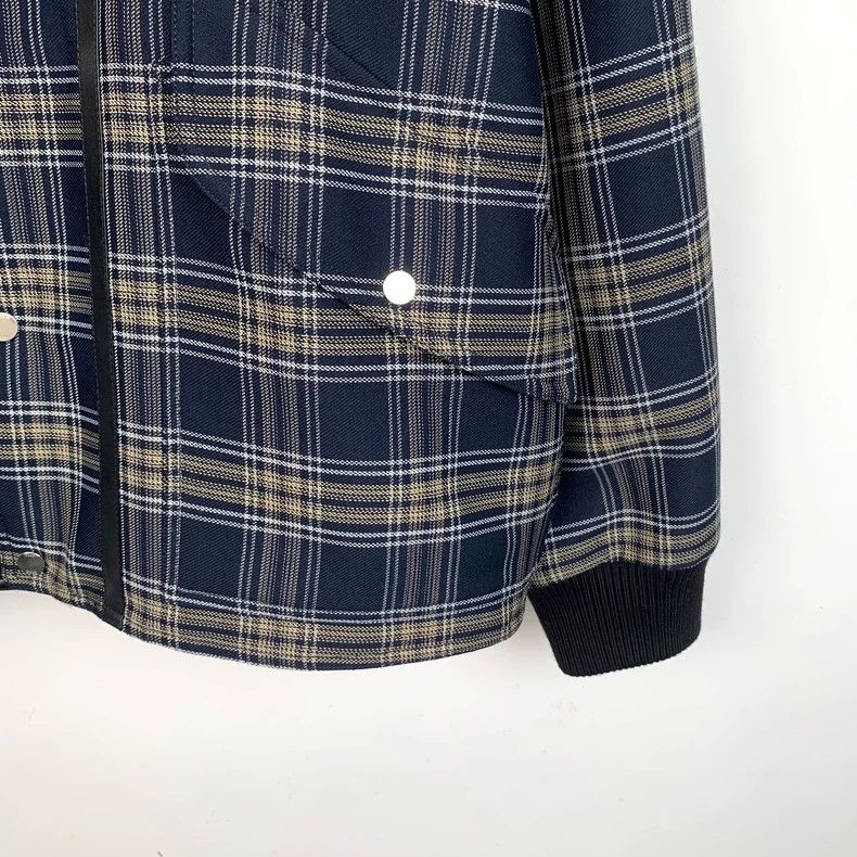 Dior Dior Blue plaid lambskin jacket 2501-Nextarrow Size US M / EU 48-50 / 2 - 4 Thumbnail