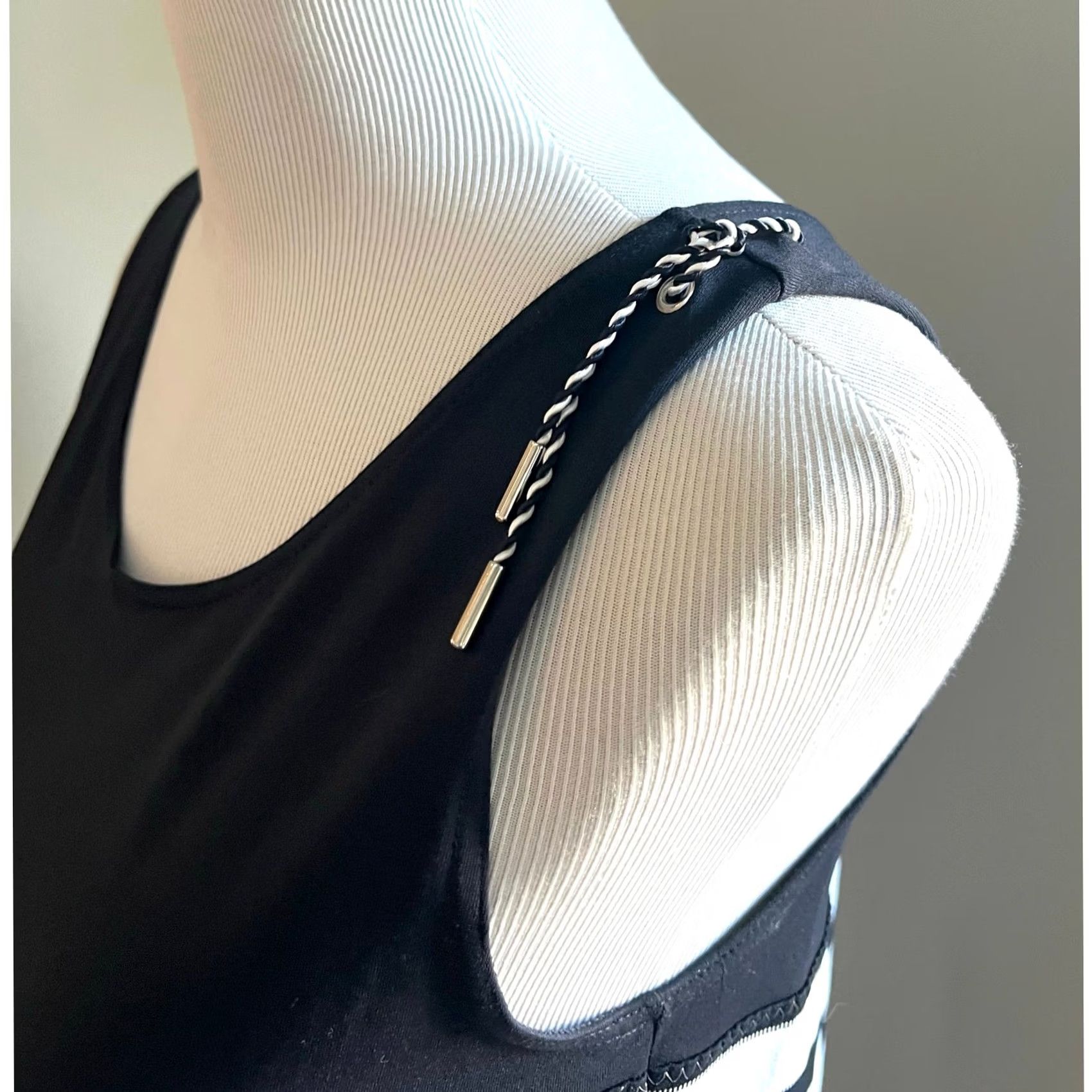 Saint James Mademoiselle Saint James Dress Swim Cover-Up Athletic Navy Stripe Women’s Sz 8 Size M / US 6-8 / IT 42-44 - 4 Thumbnail