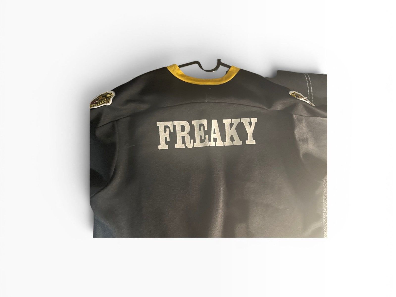 Supreme Supreme Freaky Hockey Jersey Black Yellow SS17 Large Size US L / EU 52-54 / 3 - 4 Thumbnail