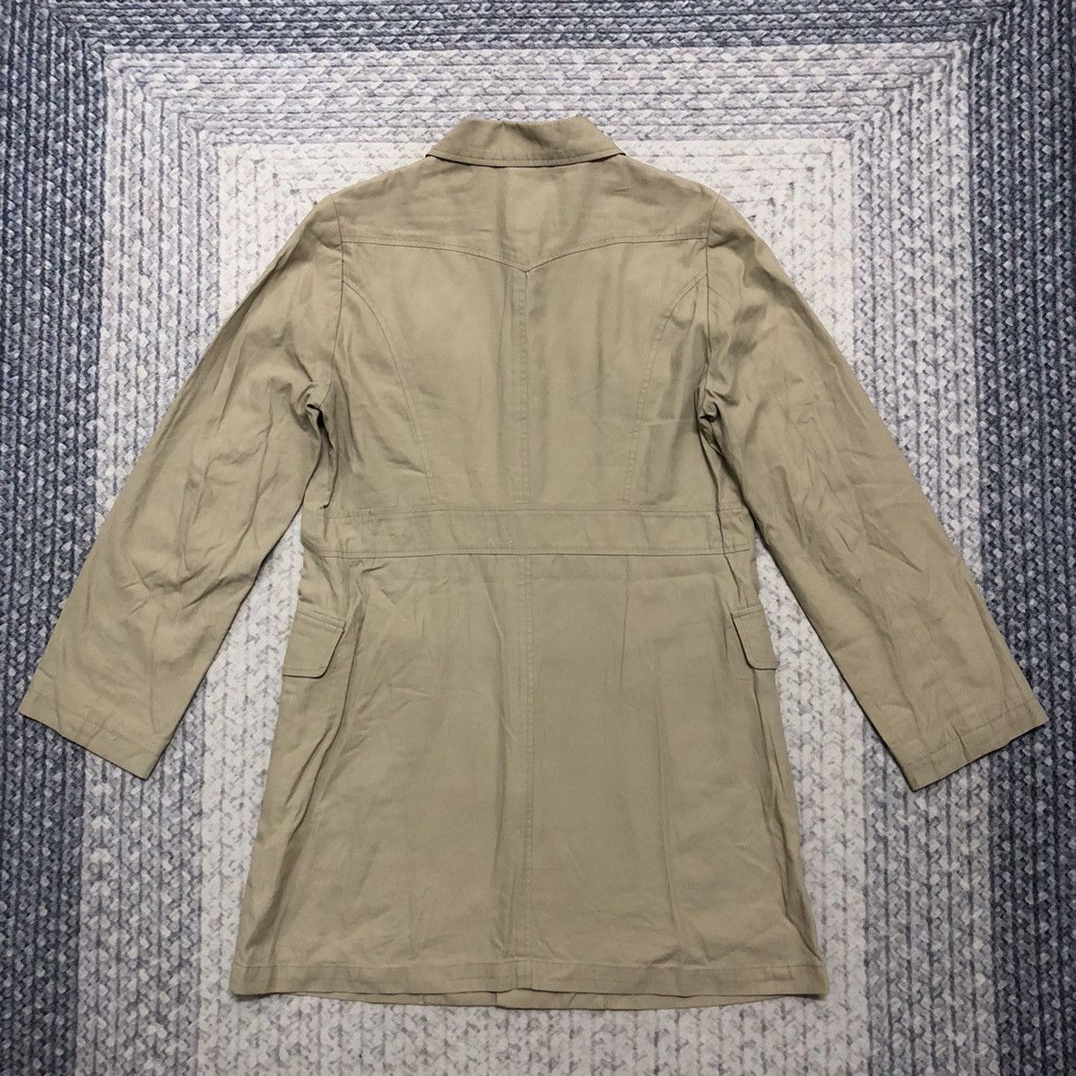 Issey Miyake × Japanese Brand Rare Distressed I.S. Sunao Kuwahara Long Jacket Size US XS / EU 42 / 0 - 8 Thumbnail