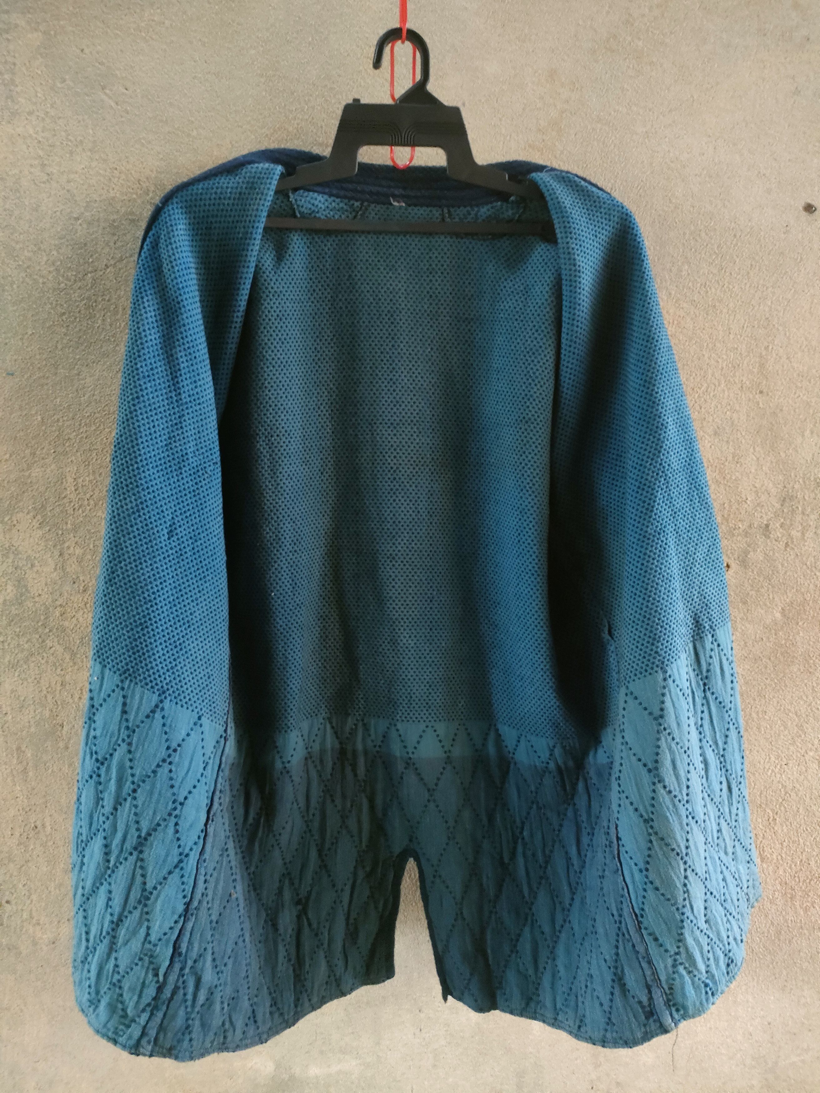 Indigo Indigo Blue Dye Shashiko Narogi Kimono Visvim Size US M / EU 48-50 / 2 - 7 Thumbnail