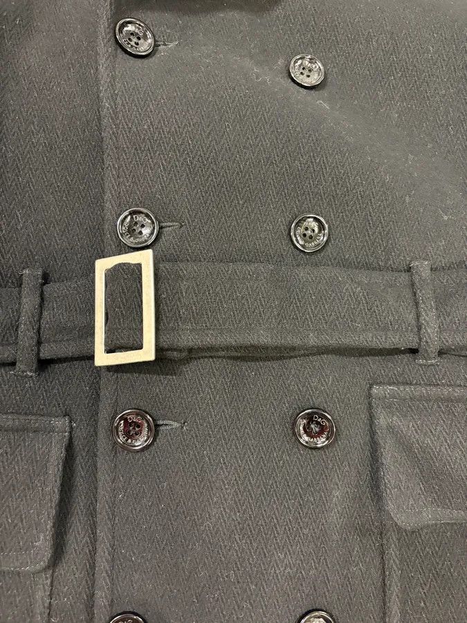 Dolce & Gabbana AW2006 Dolce & Gabbana Black Long Classy Trench Coat Size US M / EU 48-50 / 2 - 10 Thumbnail