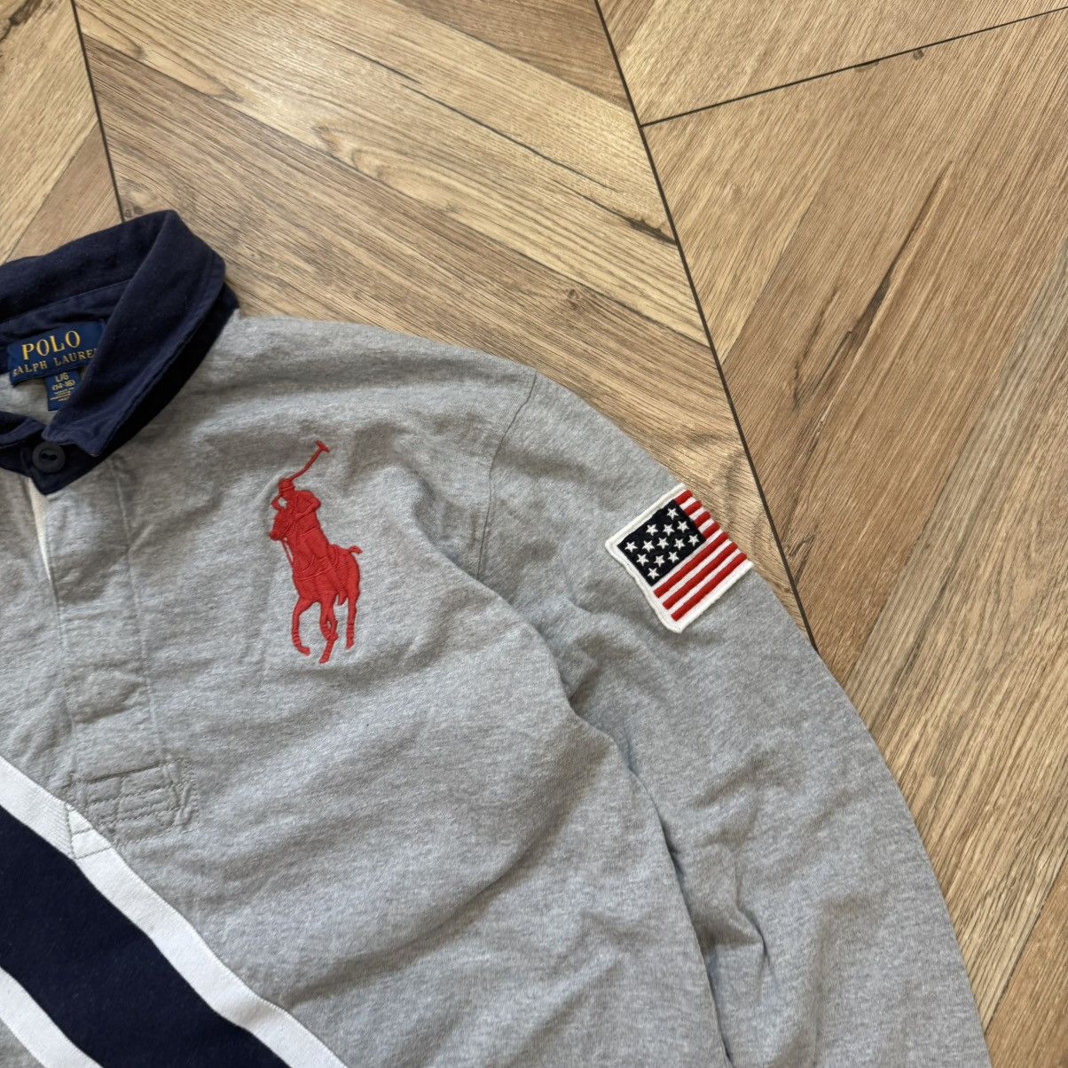 Polo Ralph Lauren Polo Ralph Lauren USA Grey Sweatshirt S Streetwear 00s Size US S / EU 44-46 / 1 - 4 Thumbnail