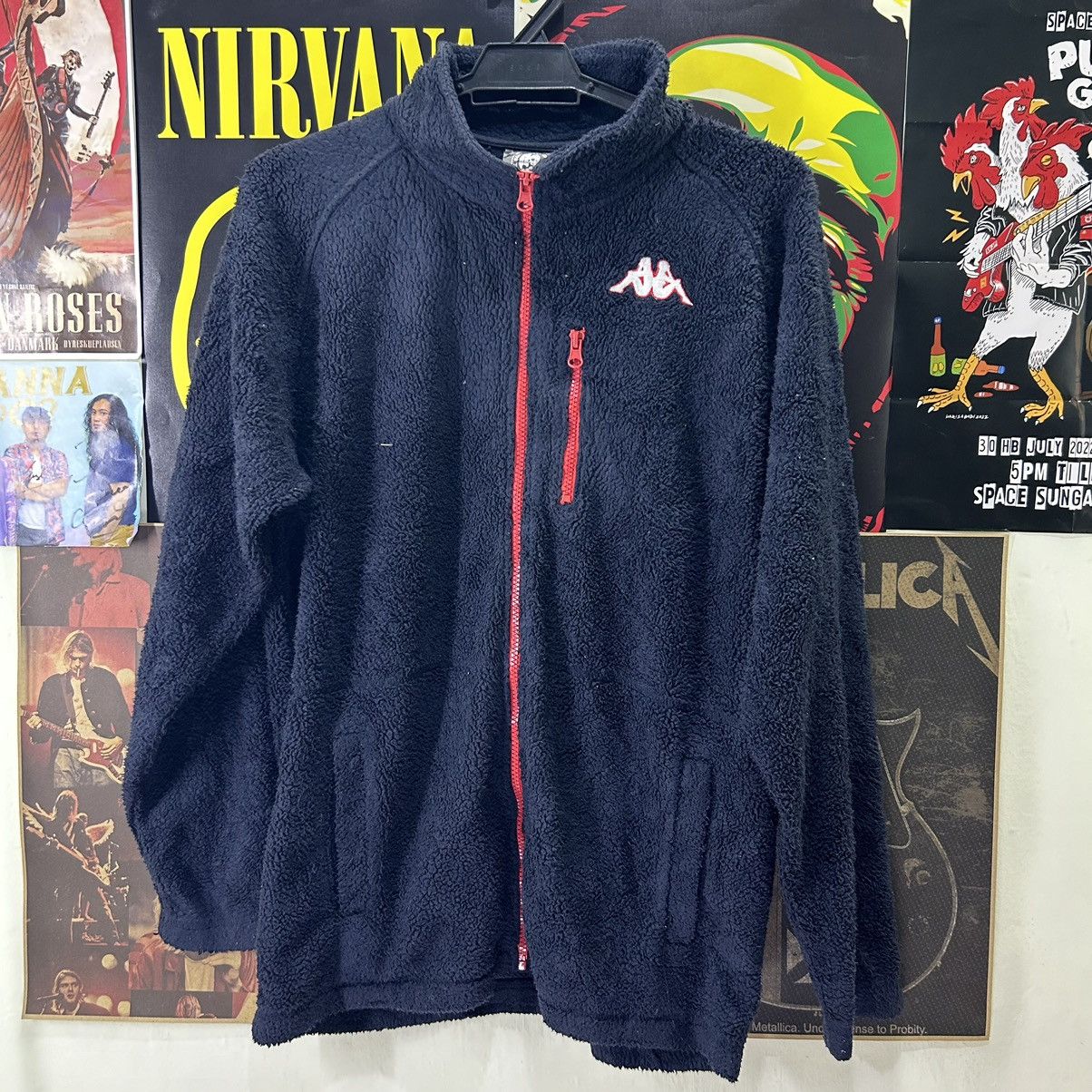 Kappa Vintage Suntory Coffee Collaborate with Kappa Sherpa Jacket Size US M / EU 48-50 / 2 - 1 Thumbnail