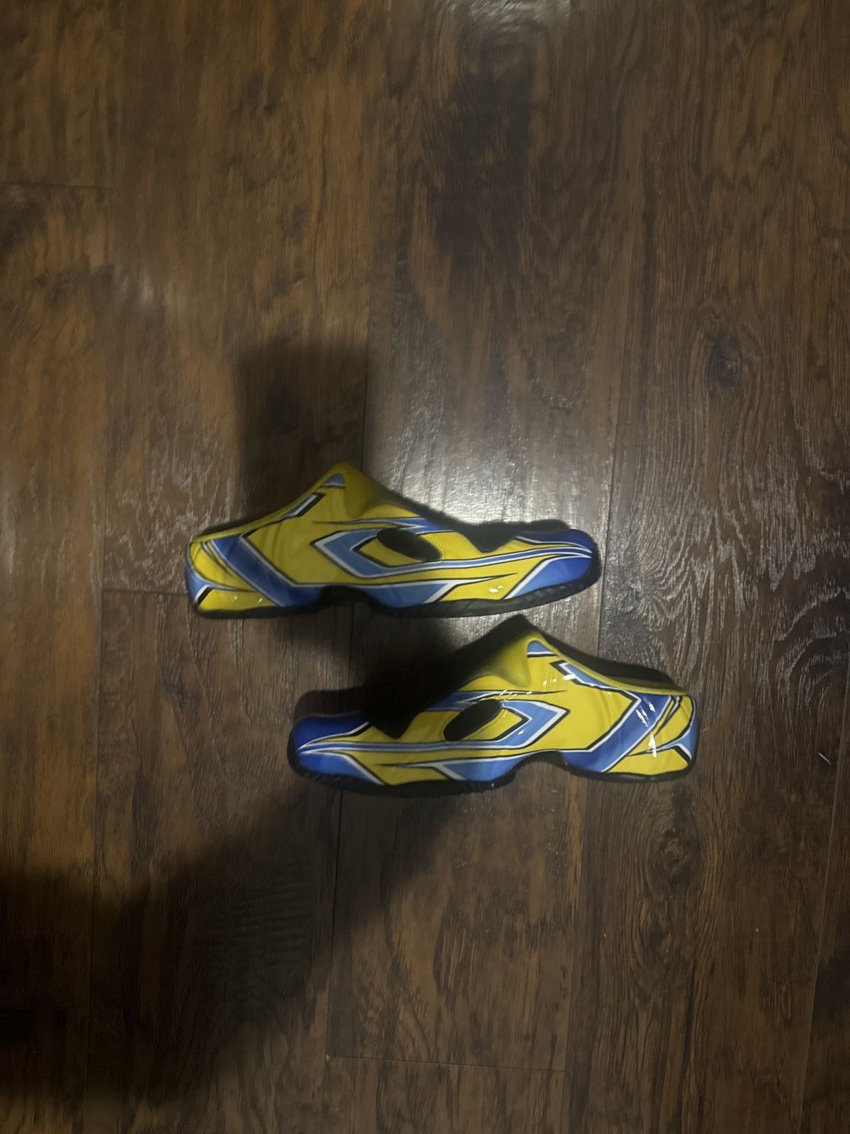 Nike × Supreme Nike x Supreme Clogposite “Opti Yellow Blue” Size US 9 / EU 42 - 4 Thumbnail