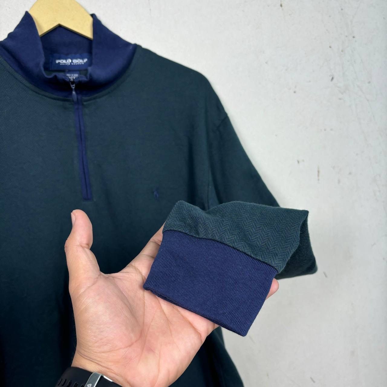 Polo Ralph Lauren Vintage Polo Golf Ralph Lauren Half Zipper Herringbone L Size US L / EU 52-54 / 3 - 5 Thumbnail
